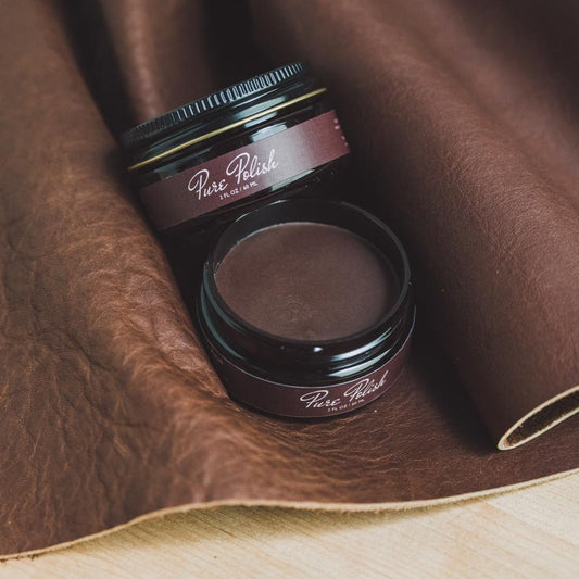 Brown Leather Cream Polish - Homeland Harvest