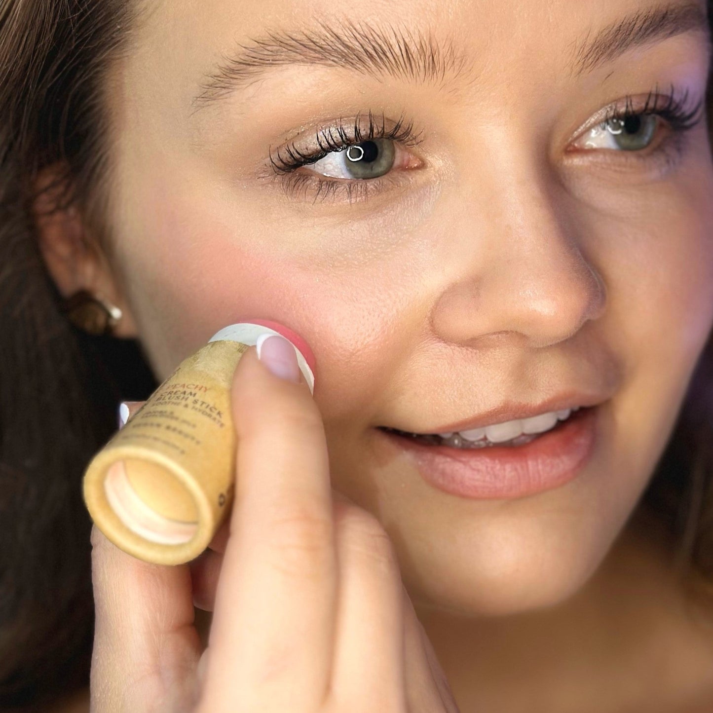 Creamy Vegan Blush Stick - Peachy - Homeland Harvest