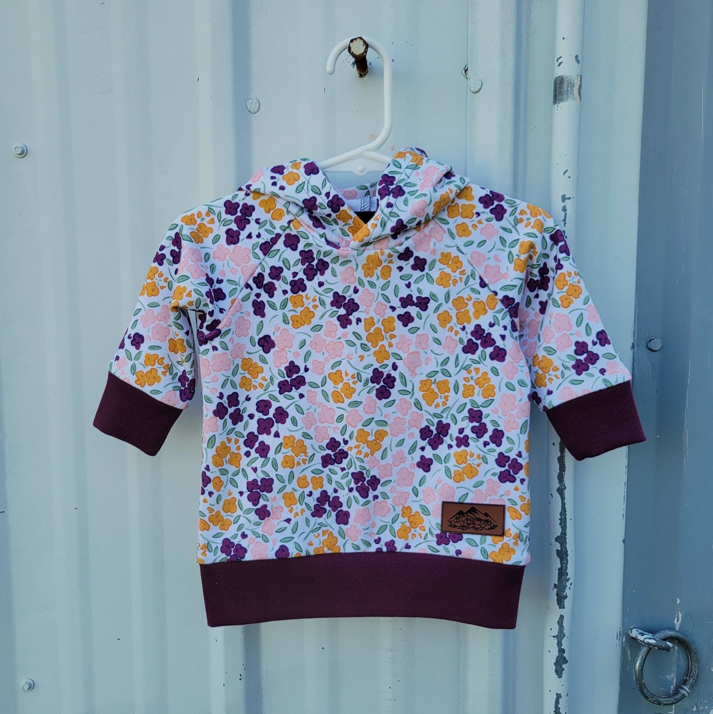 Baby Purple Floral Hoodies - Homeland Harvest