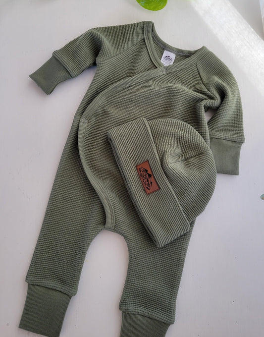 Waffle Knit Sleeper - Homeland Harvest