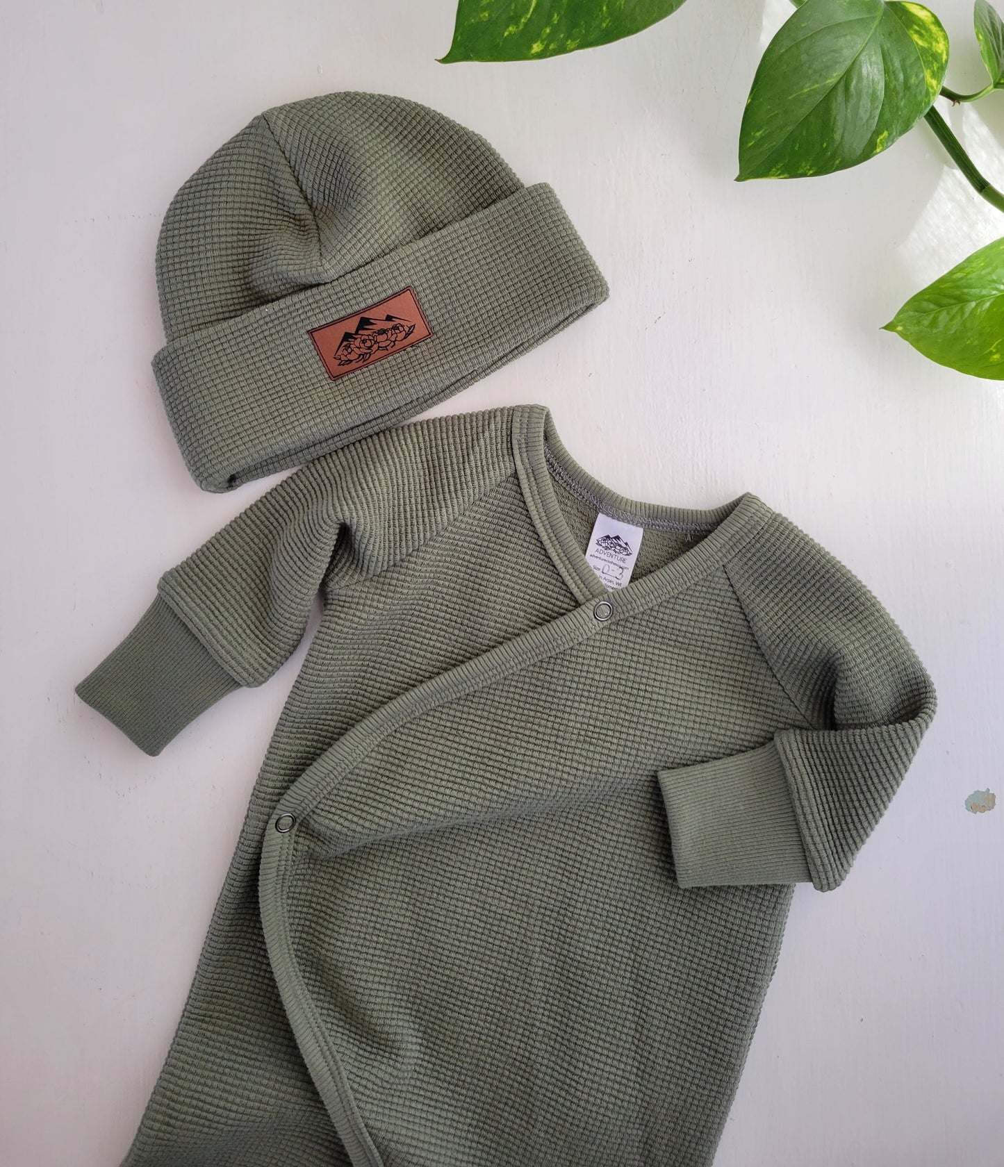 Waffle Knit Sleeper - Homeland Harvest