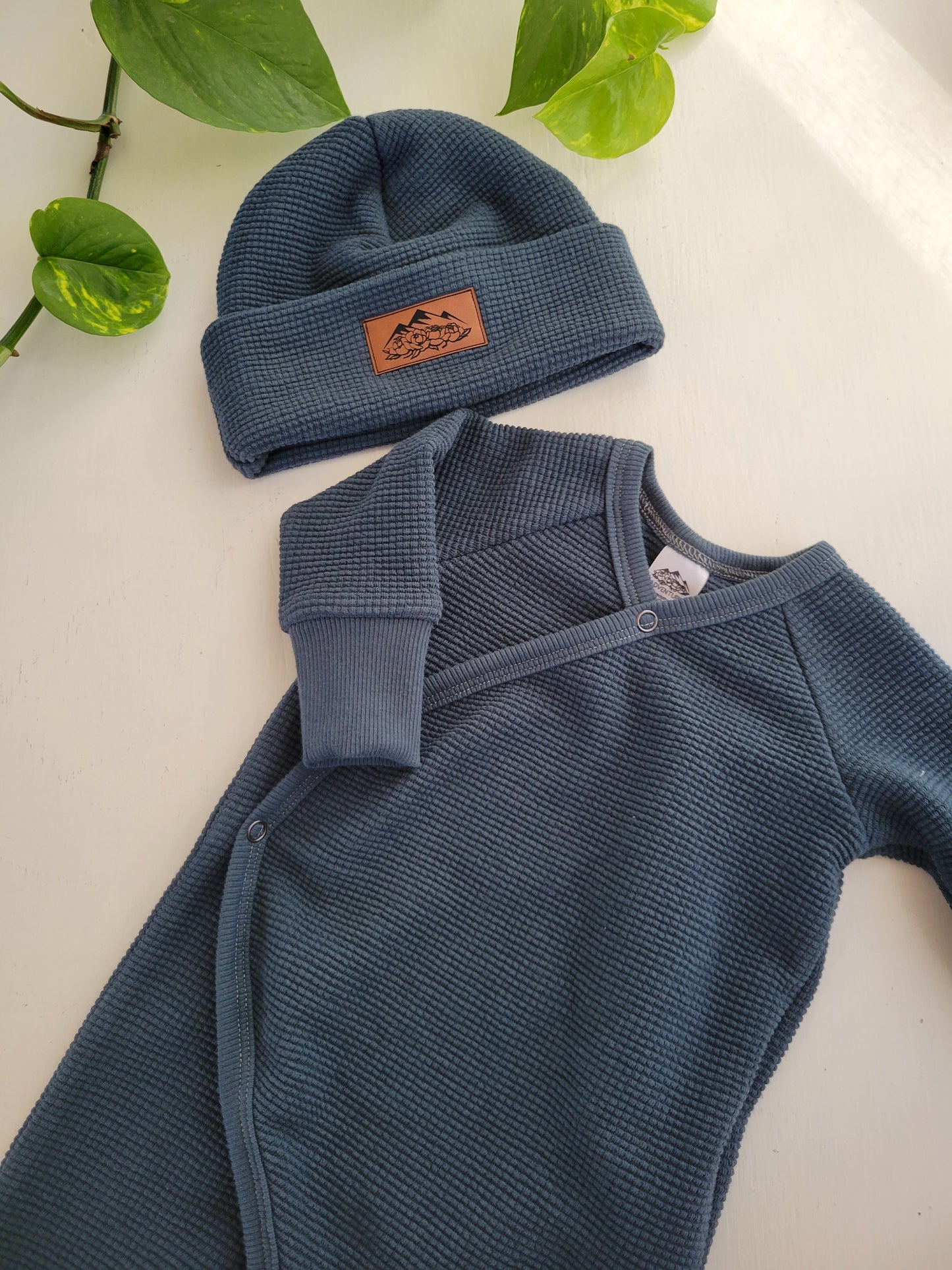 Waffle Knit Sleeper - Homeland Harvest