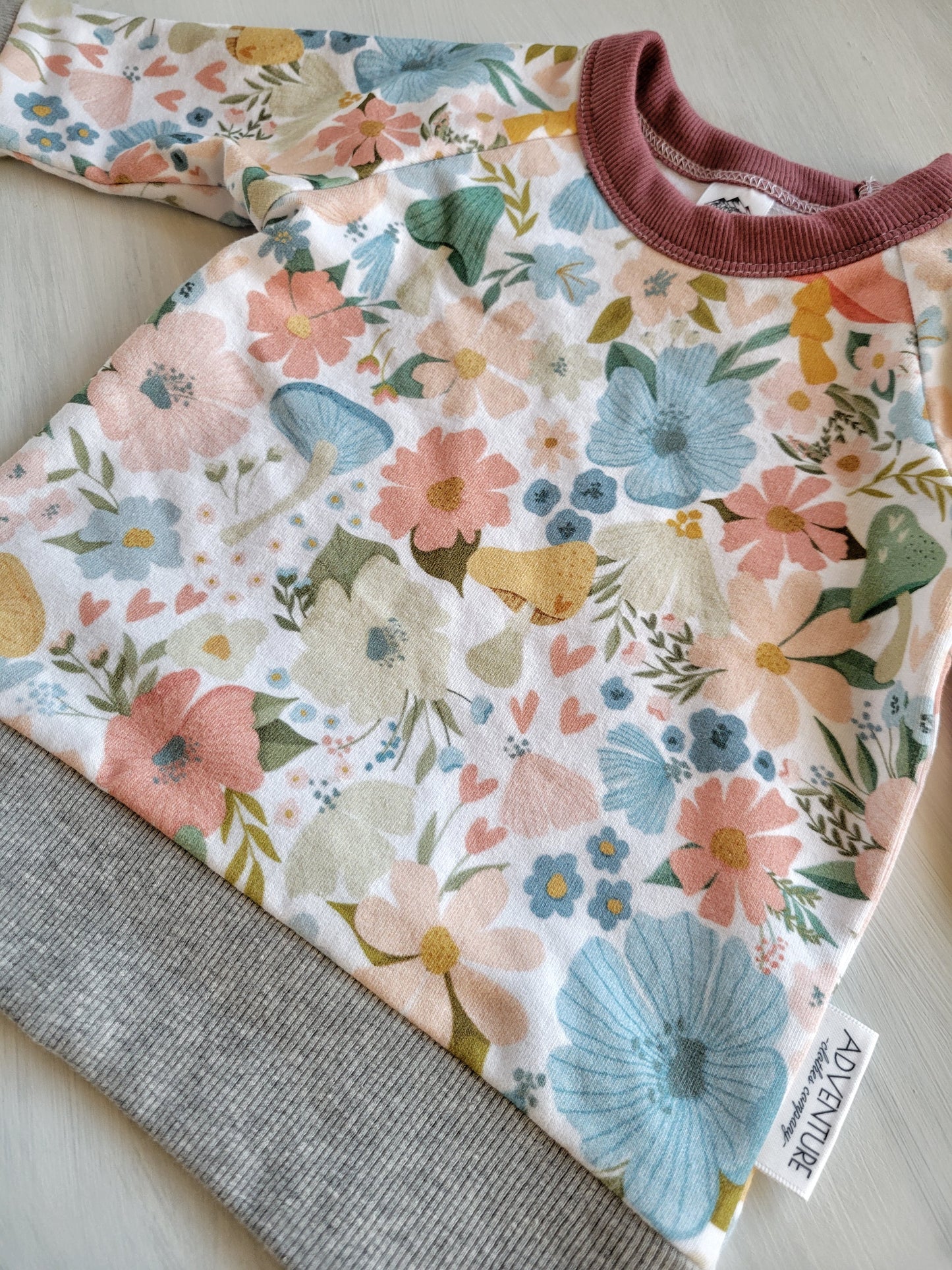 Kids Floral Pullover - Homeland Harvest