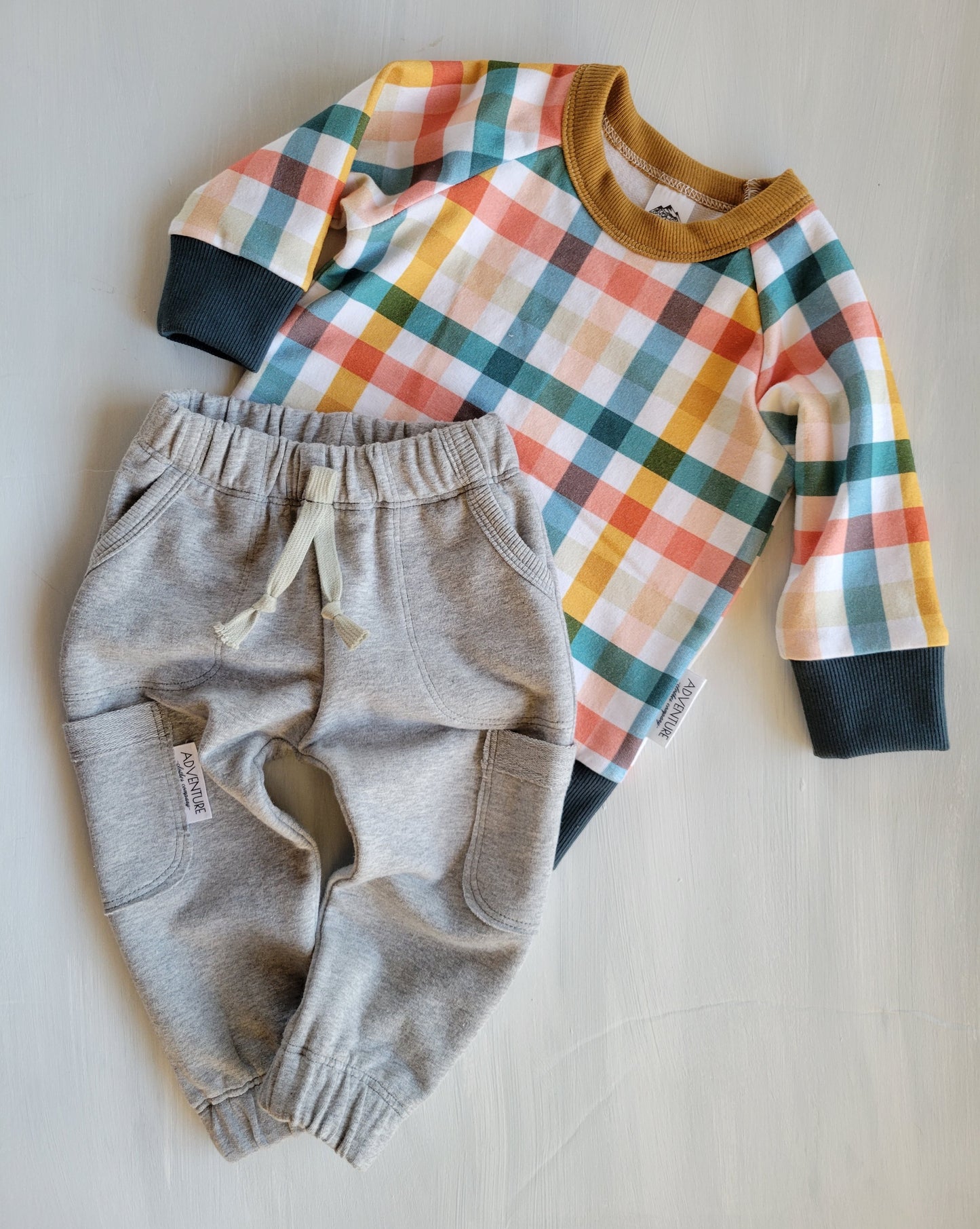 Kids Colorful Plaid Pullover - Homeland Harvest