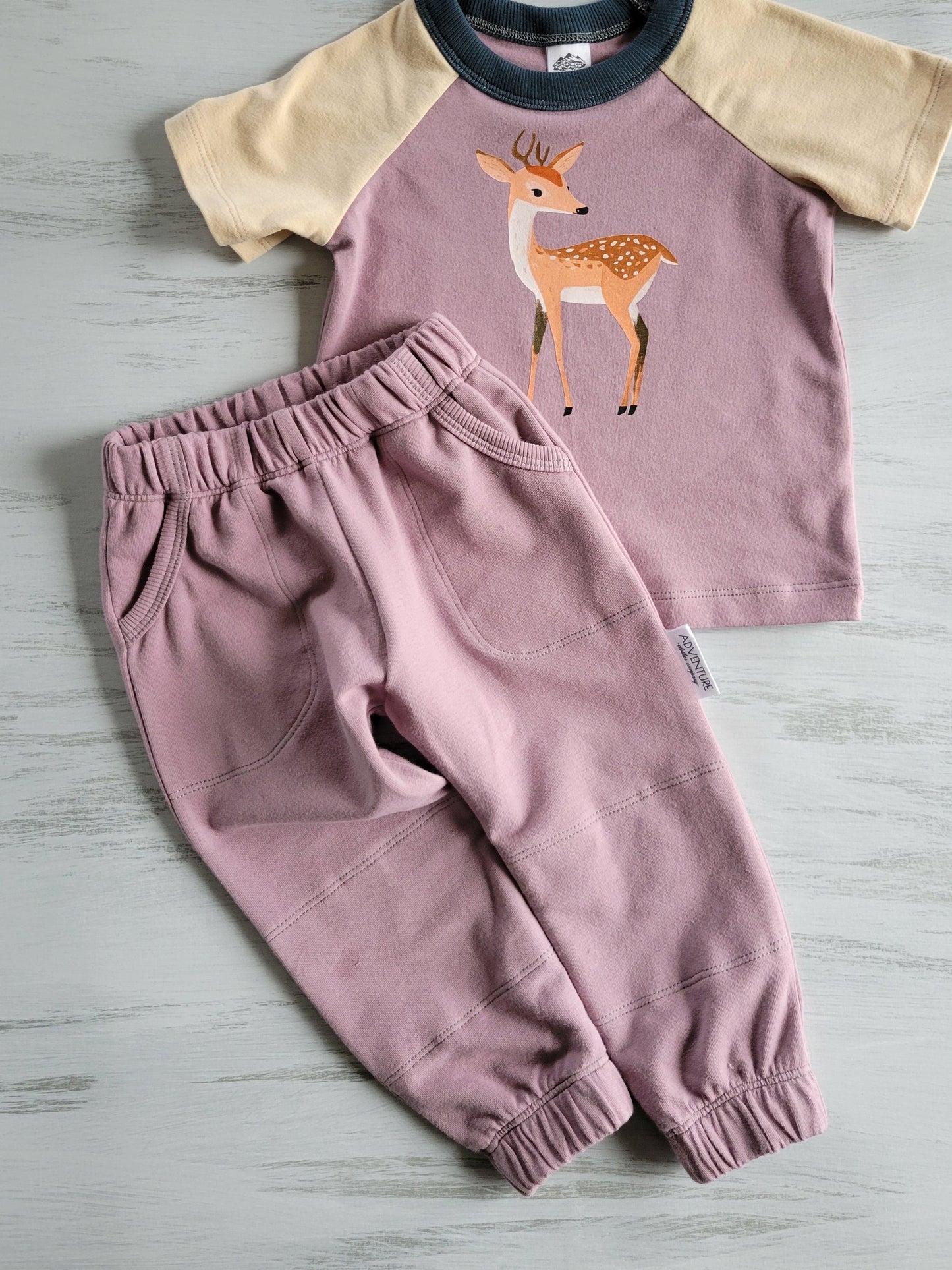 Kids Double Knee Sweats -Organic American Made Cotton - Homeland Harvest