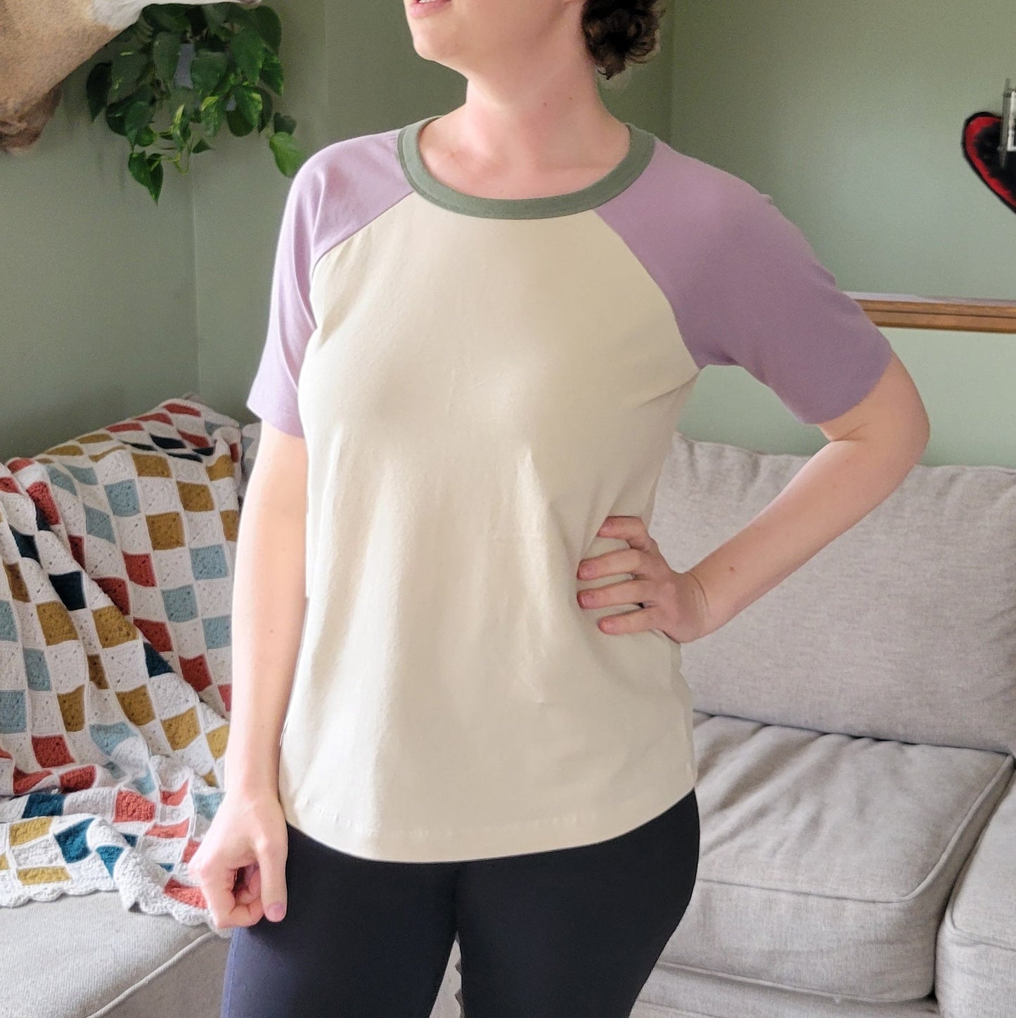 Womens Baseball Tee - Homeland Harvest