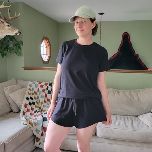 Womens Lounge Set - Shorts - Homeland Harvest