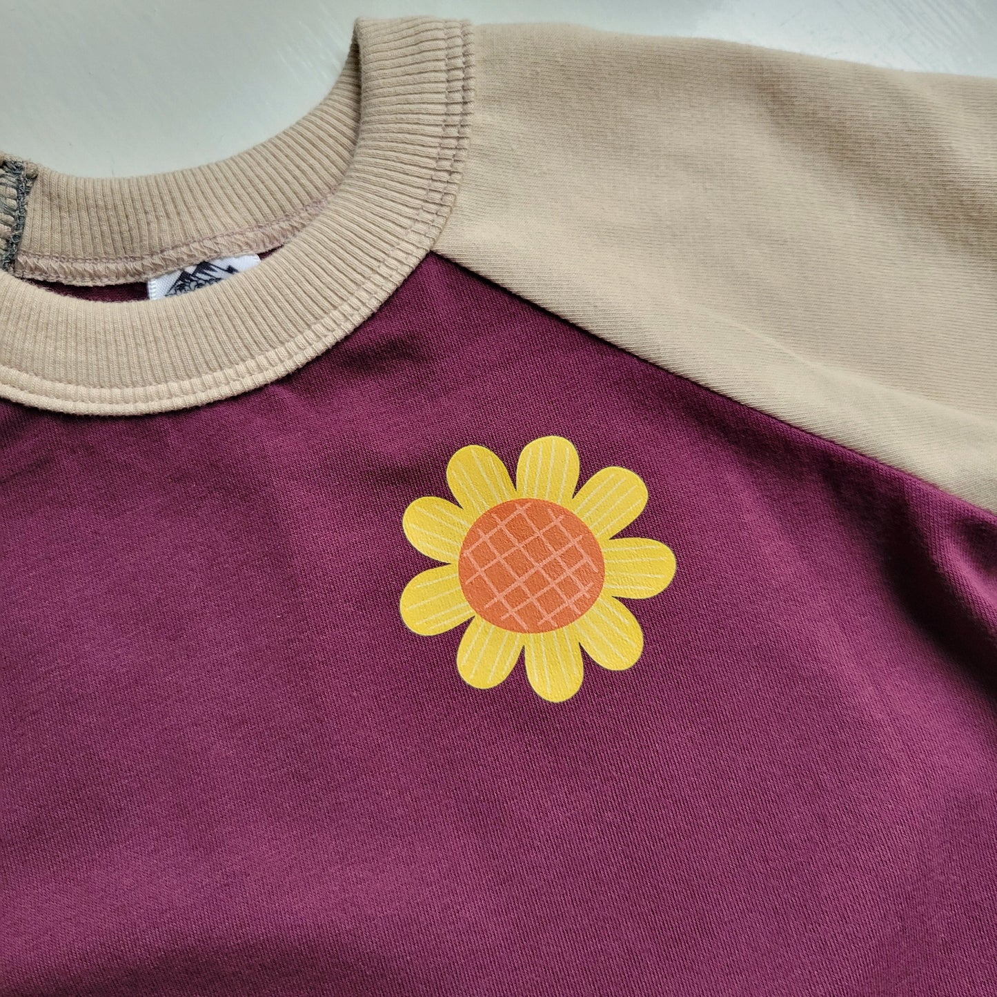 Kids Purple Tshirt - Organic American made Cotton - Homeland Harvest