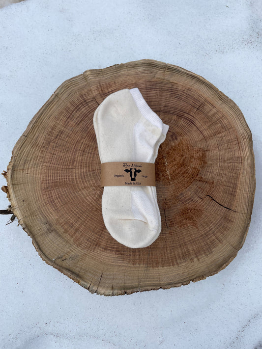 Organic Cotton Ankle Socks- 3 pack - Homeland Harvest
