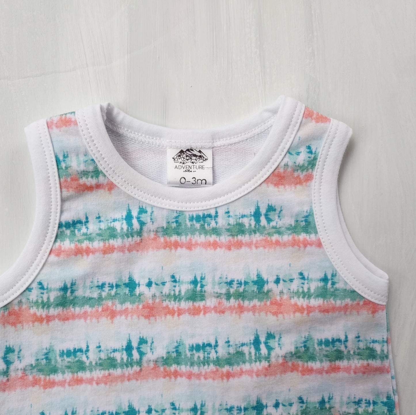 Tie Dye Tank romper - Homeland Harvest