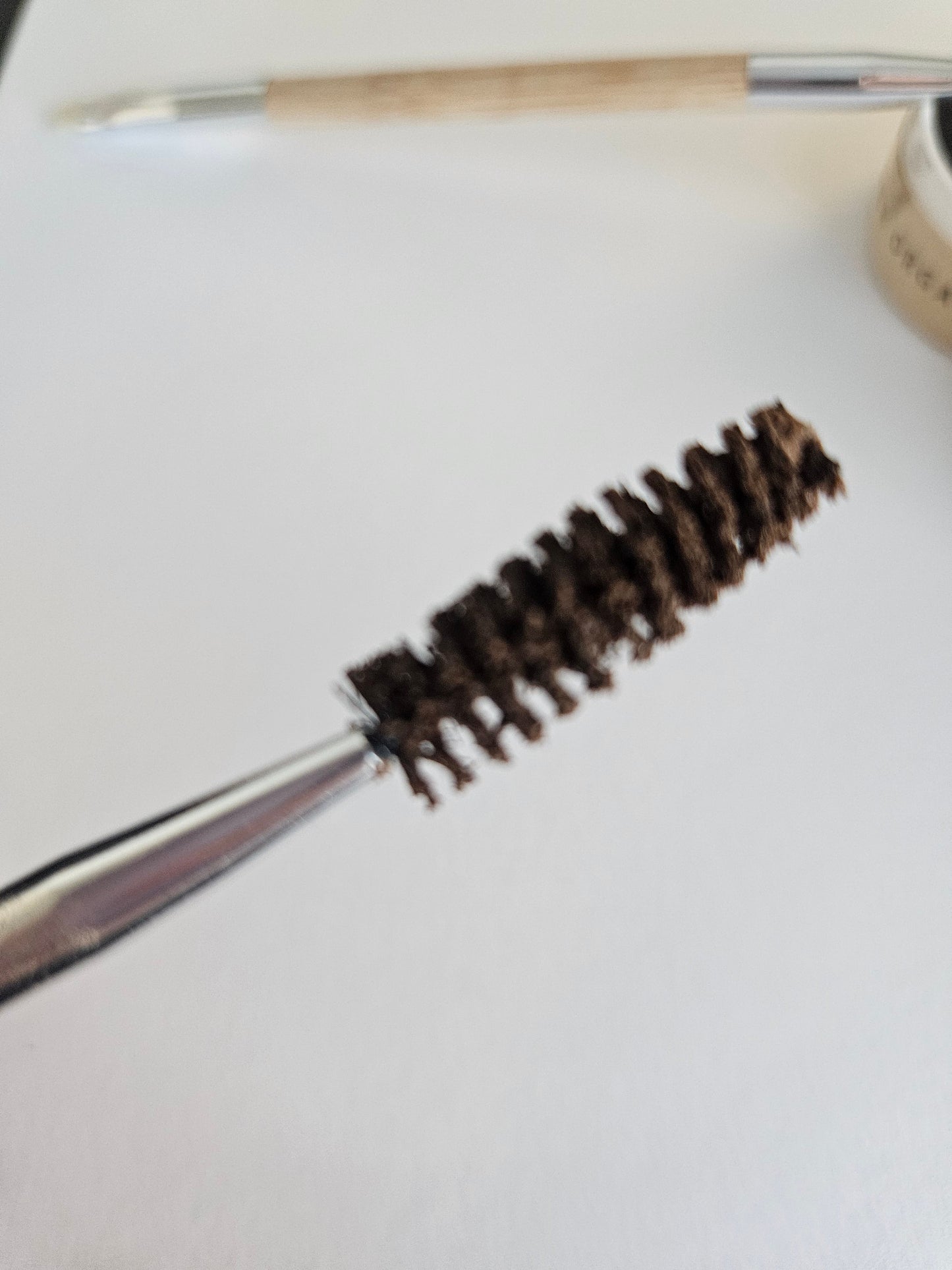 Eco-Friendly Double-Sided Bare Wood Brow & Mascara Brush - Homeland Harvest