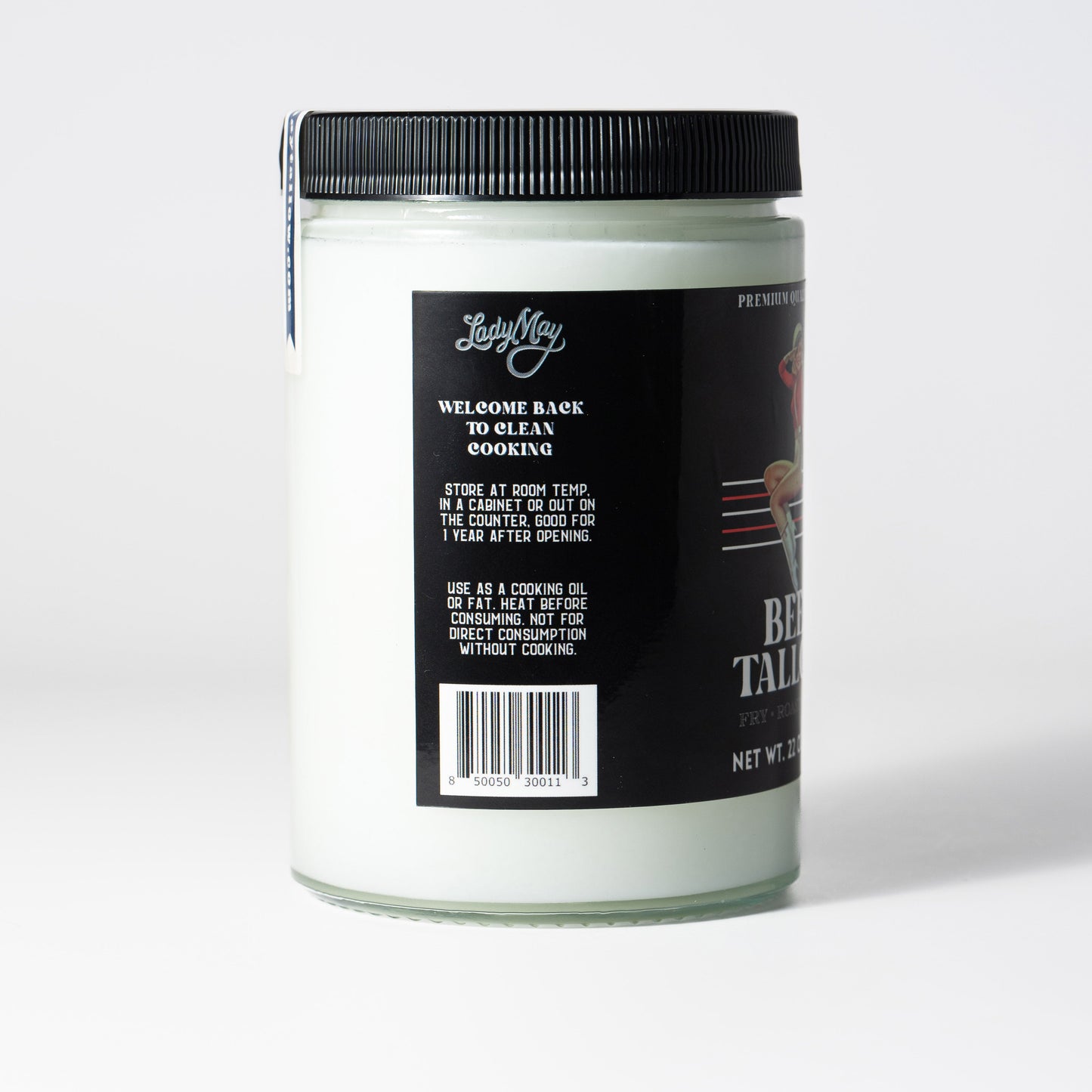 Premium Beef Tallow – 22oz Cooking Fat for Frying, Roasting & Searing