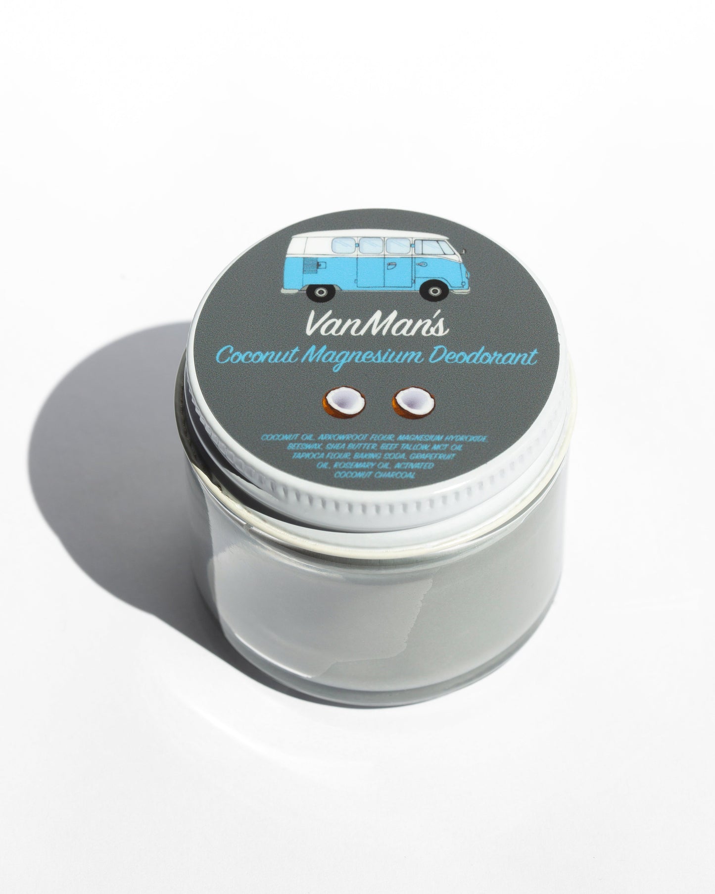 VanMan's Coconut Magnesium Deodorant - 2 oz - Homeland Harvest