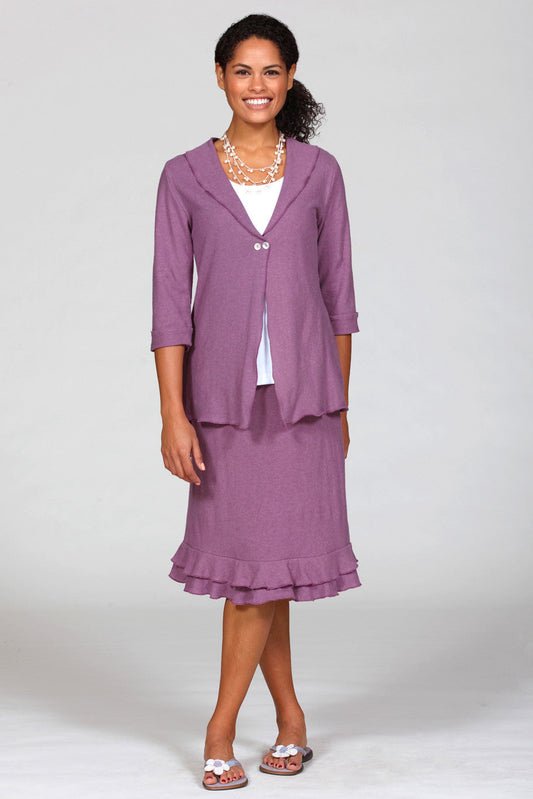 knit flounce skirt - Homeland Harvest