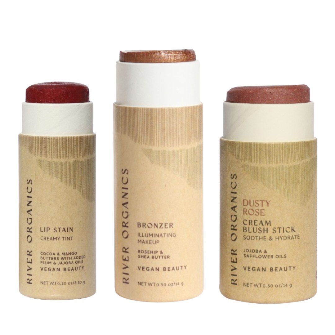 Lip + Highlighter + Blush Set - Homeland Harvest