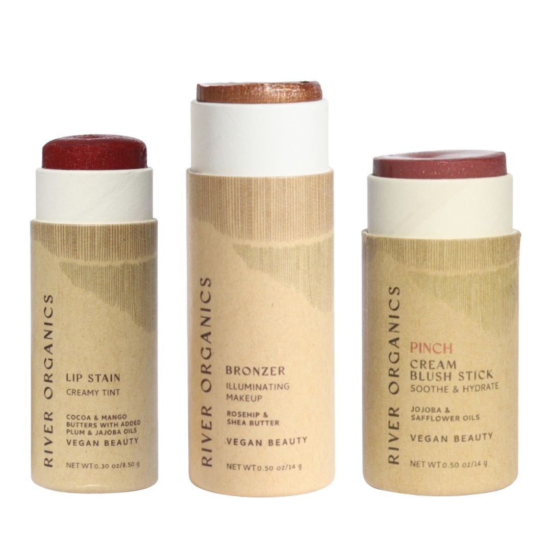 Lip + Highlighter + Blush Set - Homeland Harvest