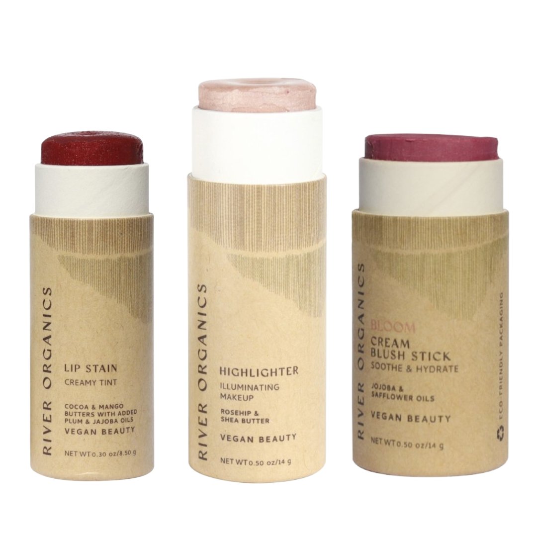 Lip + Highlighter + Blush Set - Homeland Harvest