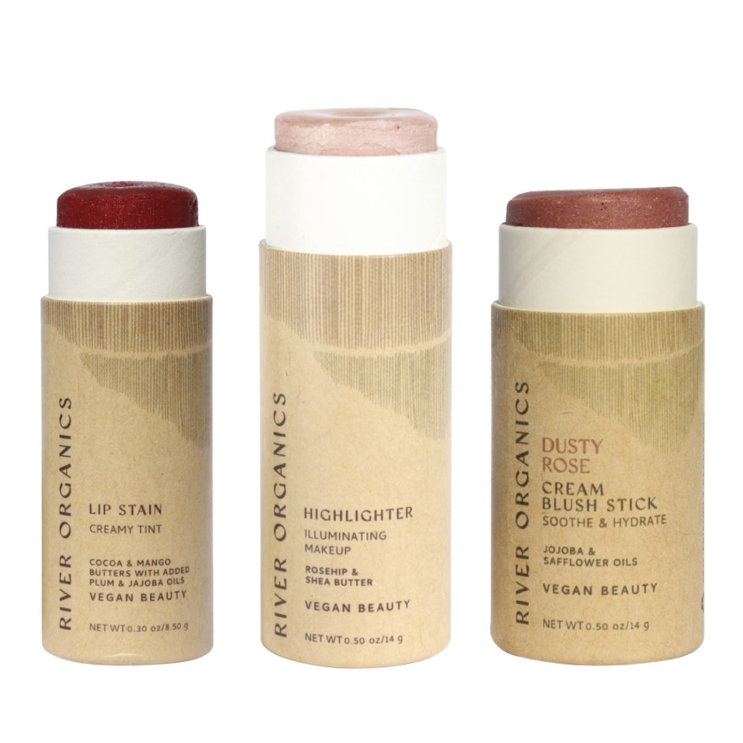 Lip + Highlighter + Blush Set - Homeland Harvest