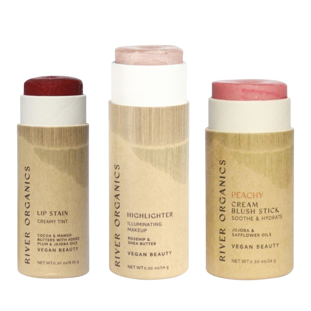 Lip + Highlighter + Blush Set - Homeland Harvest