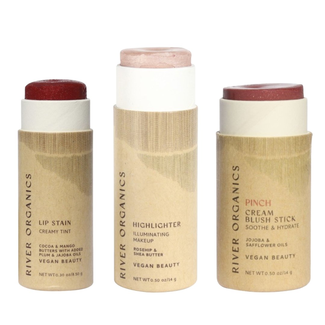 Lip + Highlighter + Blush Set - Homeland Harvest
