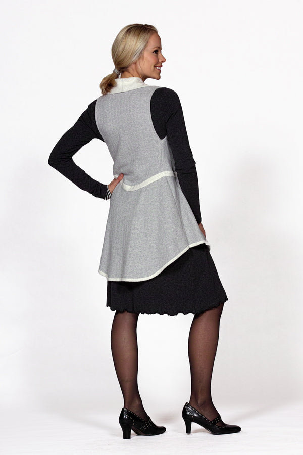 cotton herringbone vest - Homeland Harvest
