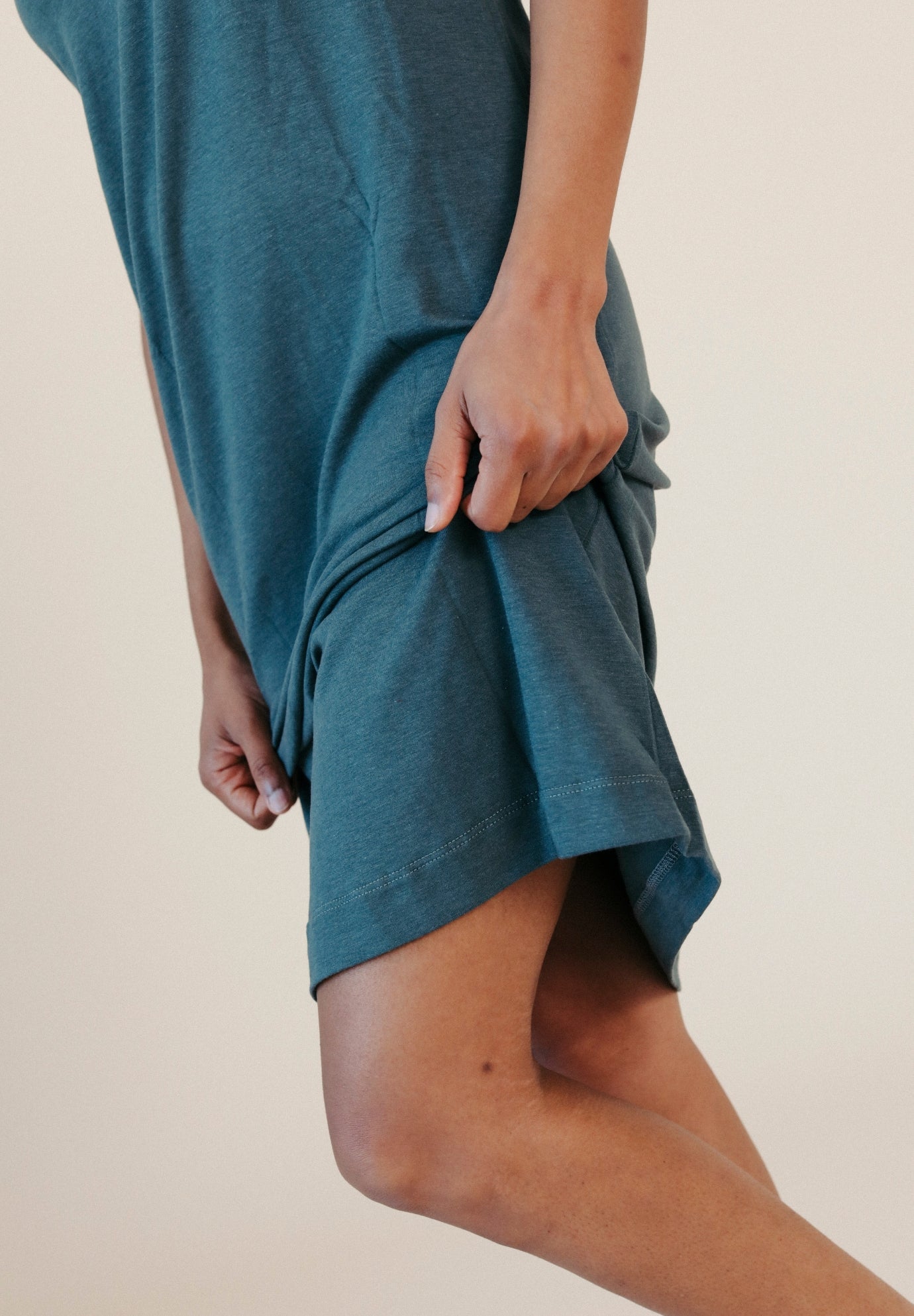 Sophie Tank Jersey Dress - Pine - Homeland Harvest