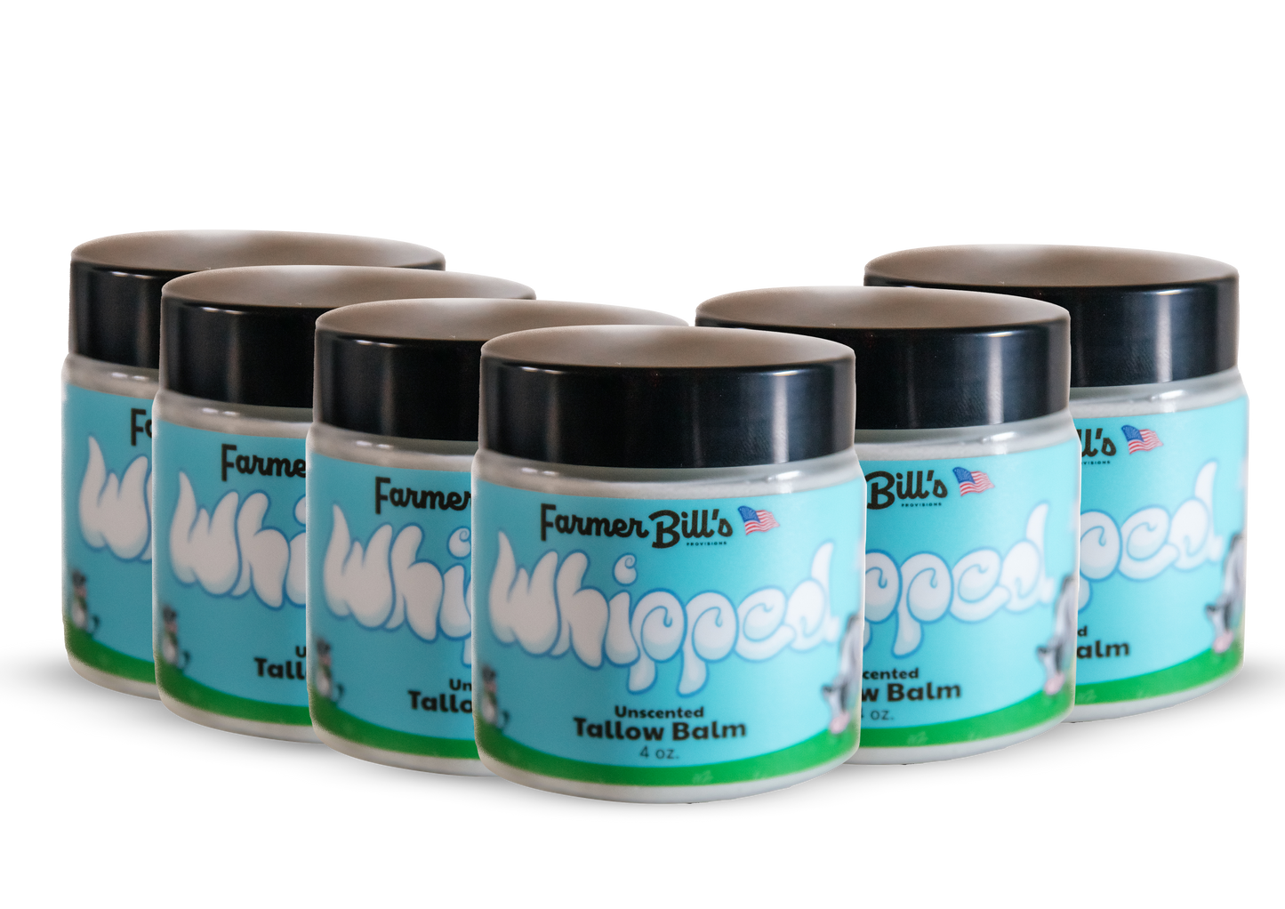 Whipped Unscented Grass-fed Tallow Balm 4 oz