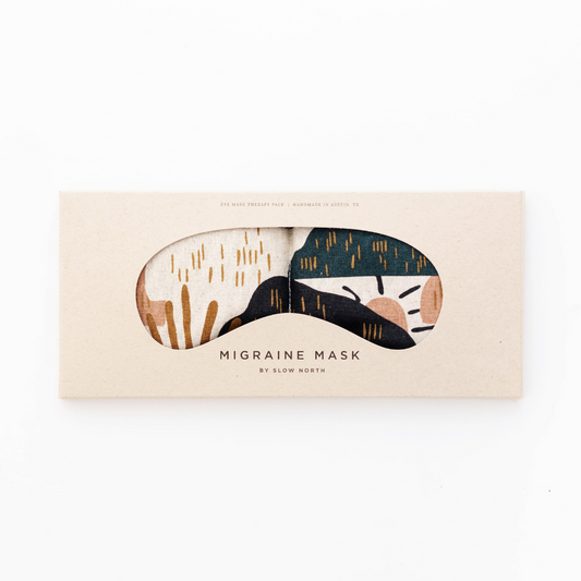 Eye Mask + Neck Wrap Bundle - Rainbow Hill - Homeland Harvest