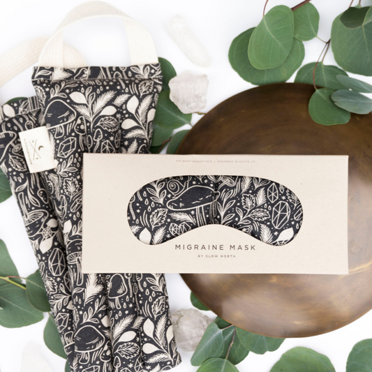 Eye Mask + Neck Wrap Bundle - Mystical Mushroom - Homeland Harvest