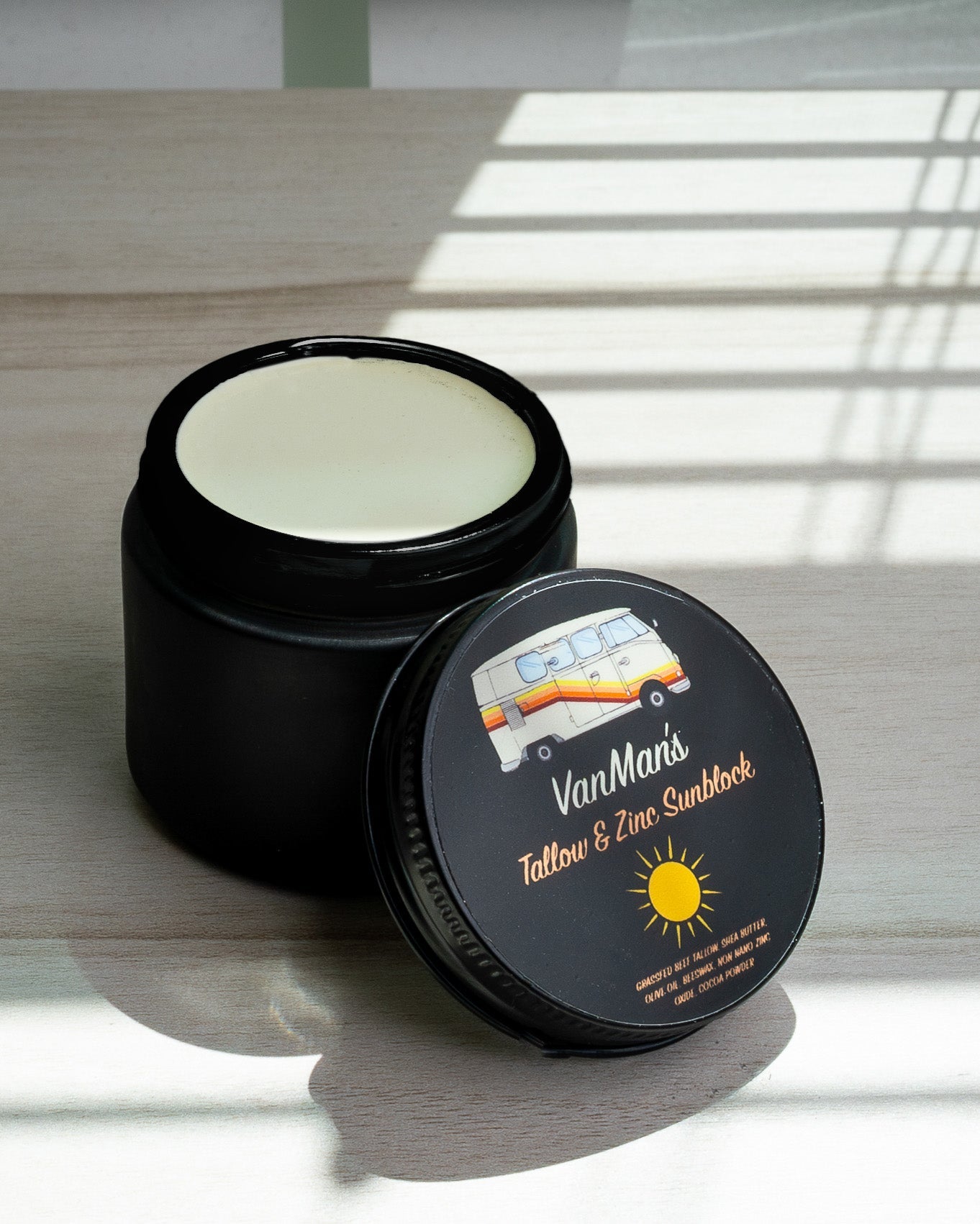 VanMan’s Tallow & Zinc SunBlock - 2 oz - Homeland Harvest