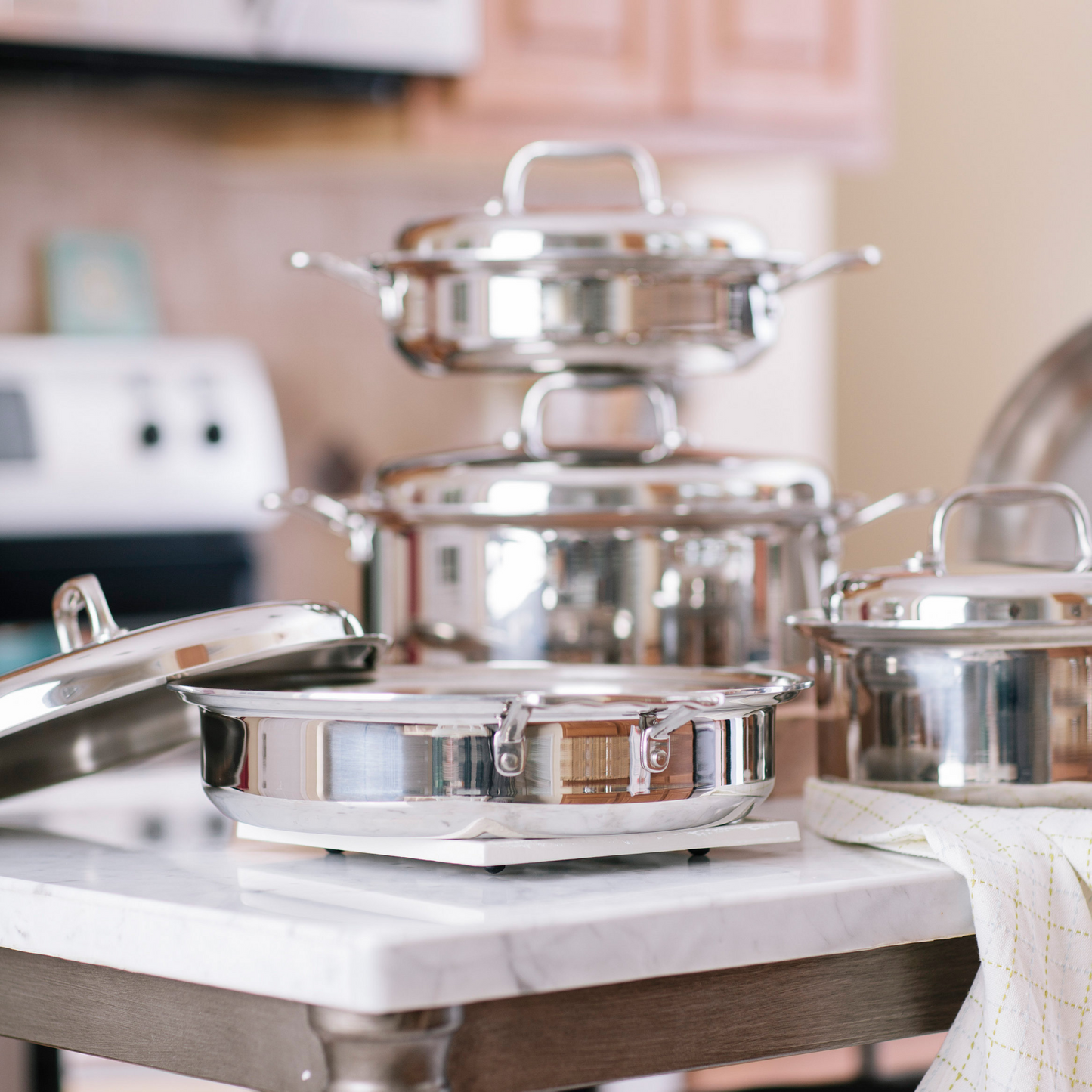 9 Piece Stainless Steel Cookware Set - Homeland Harvest