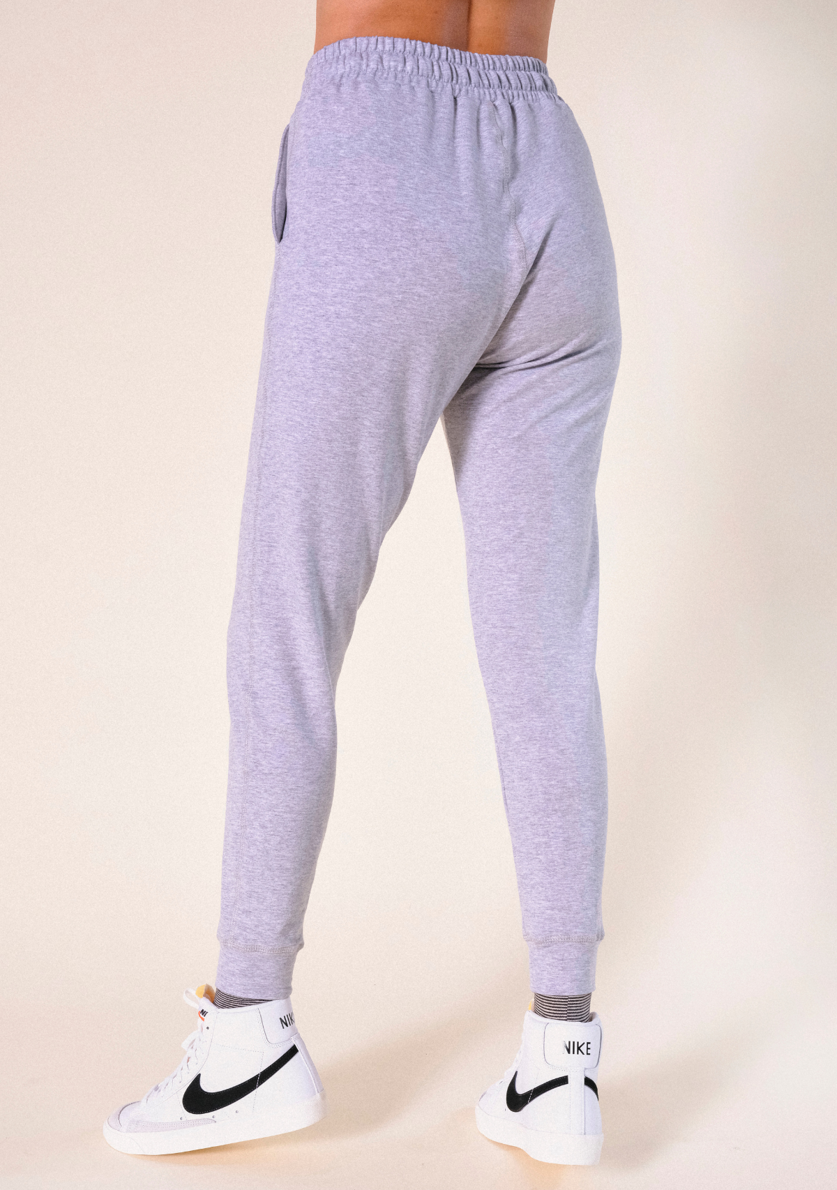 Agnes Organic Cotton + Tencel™ Jogger Pant - Heather Gray - Homeland Harvest