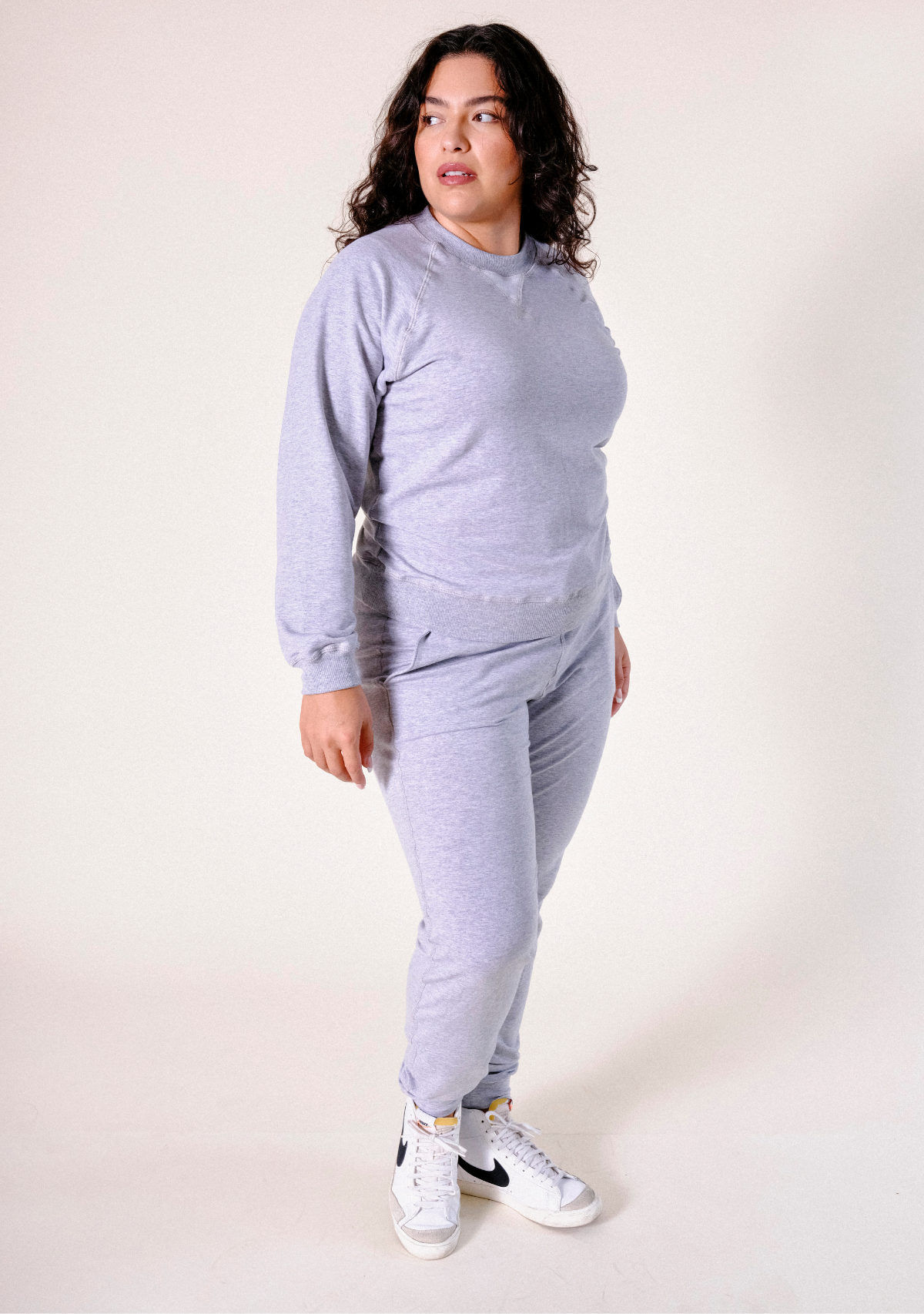 Agnes Organic Cotton + Tencel™ Jogger Pant - Heather Gray - Homeland Harvest