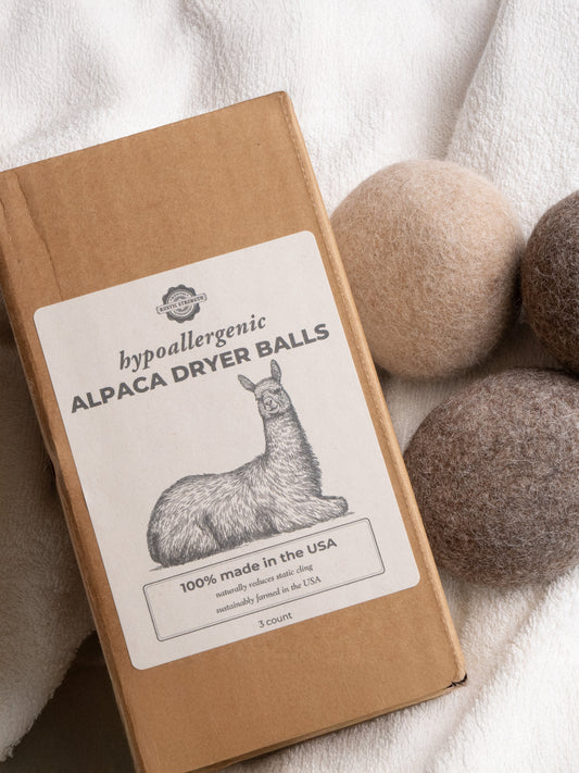 Alpaca Dryer Balls ( 3 pack ) - Homeland Harvest