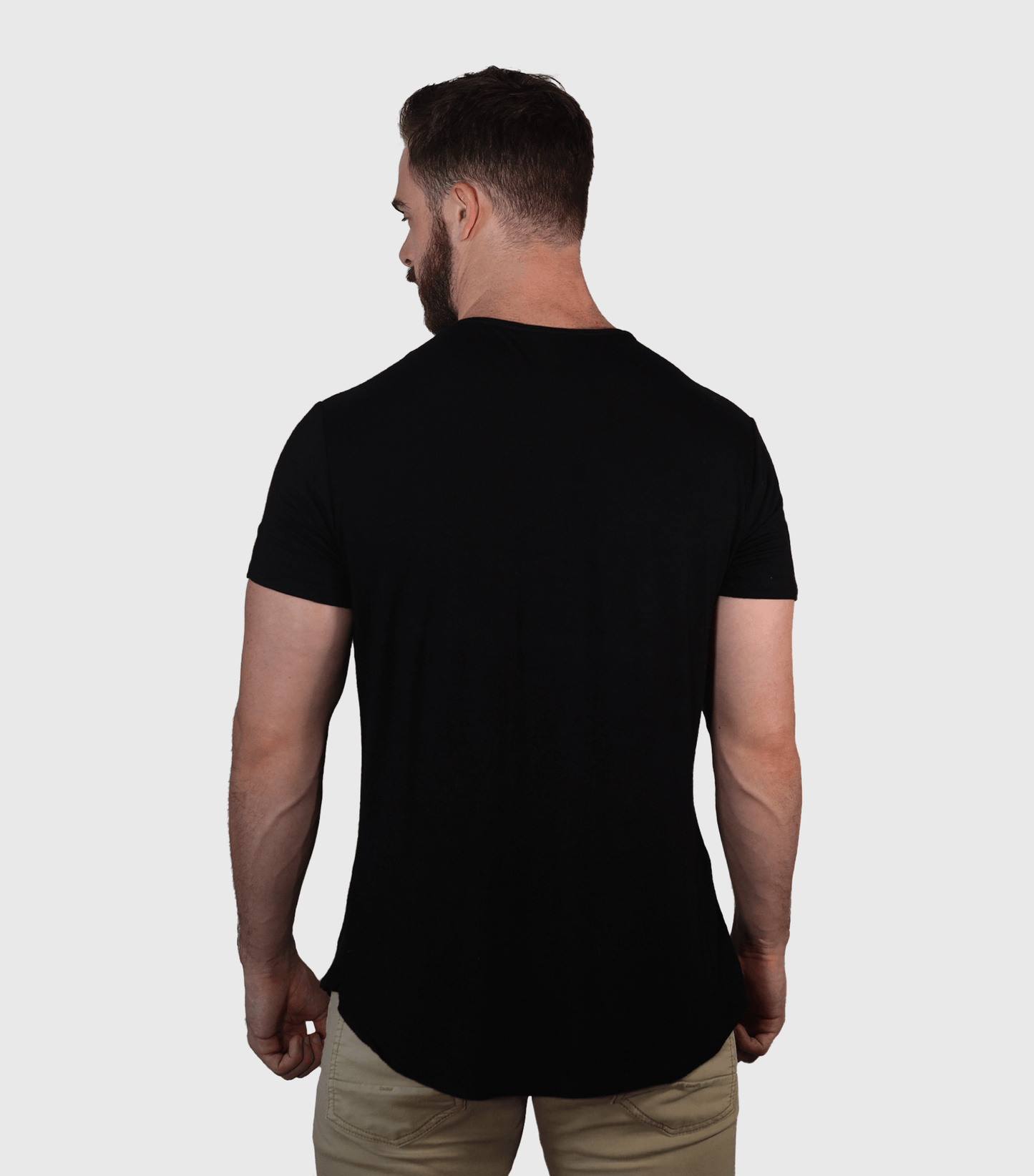 Bamboo Swift Curve-Hem T-Shirt - Sandstone - Homeland Harvest