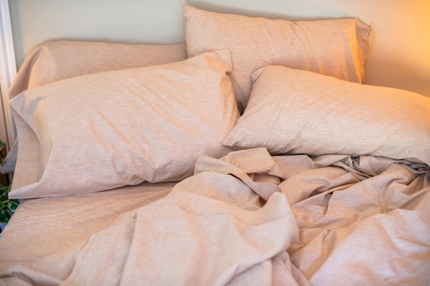 Natural Colored Cotton Bed Sheet Set - Homeland Harvest