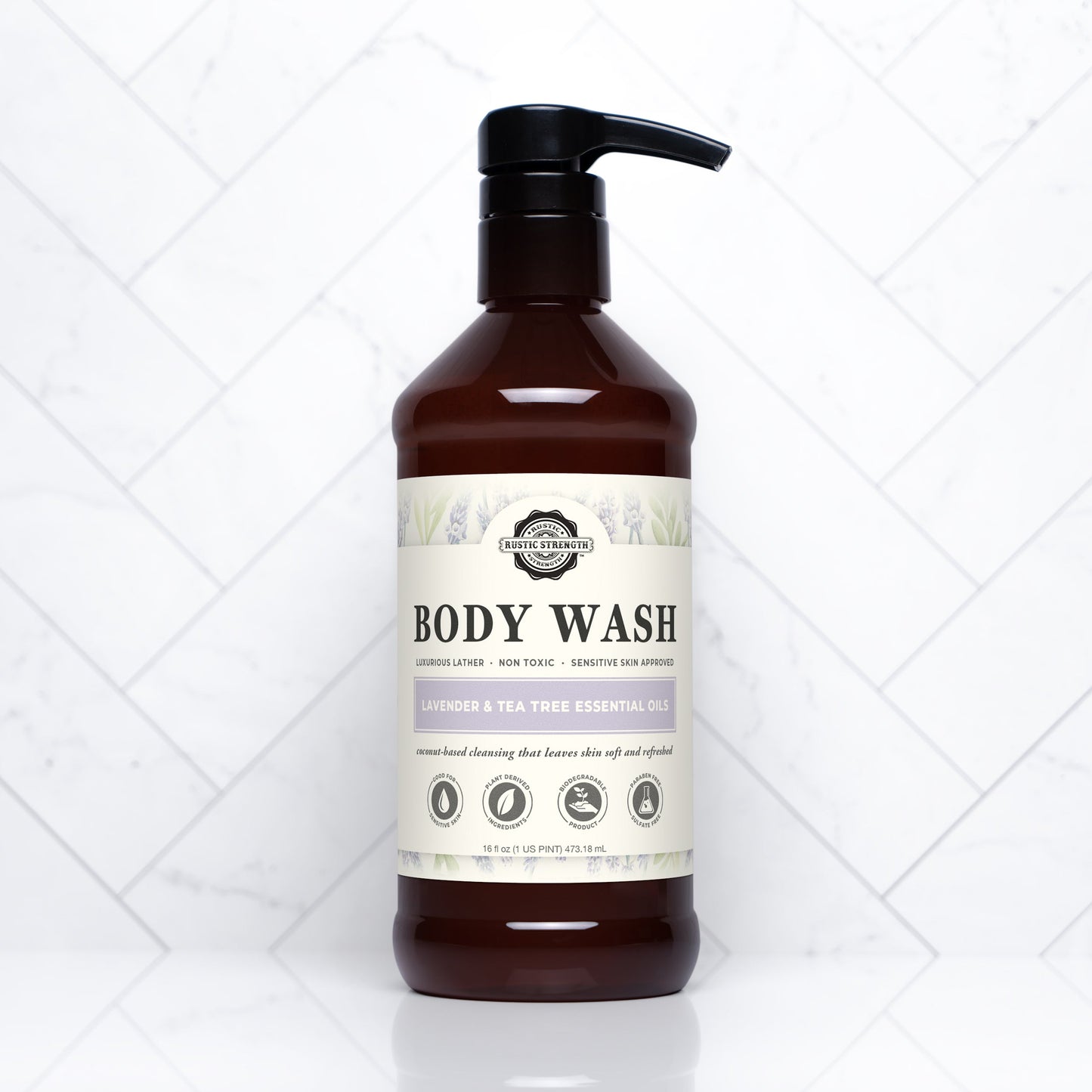 Moisturizing Body Wash | Lavender & Tea Tree - Homeland Harvest