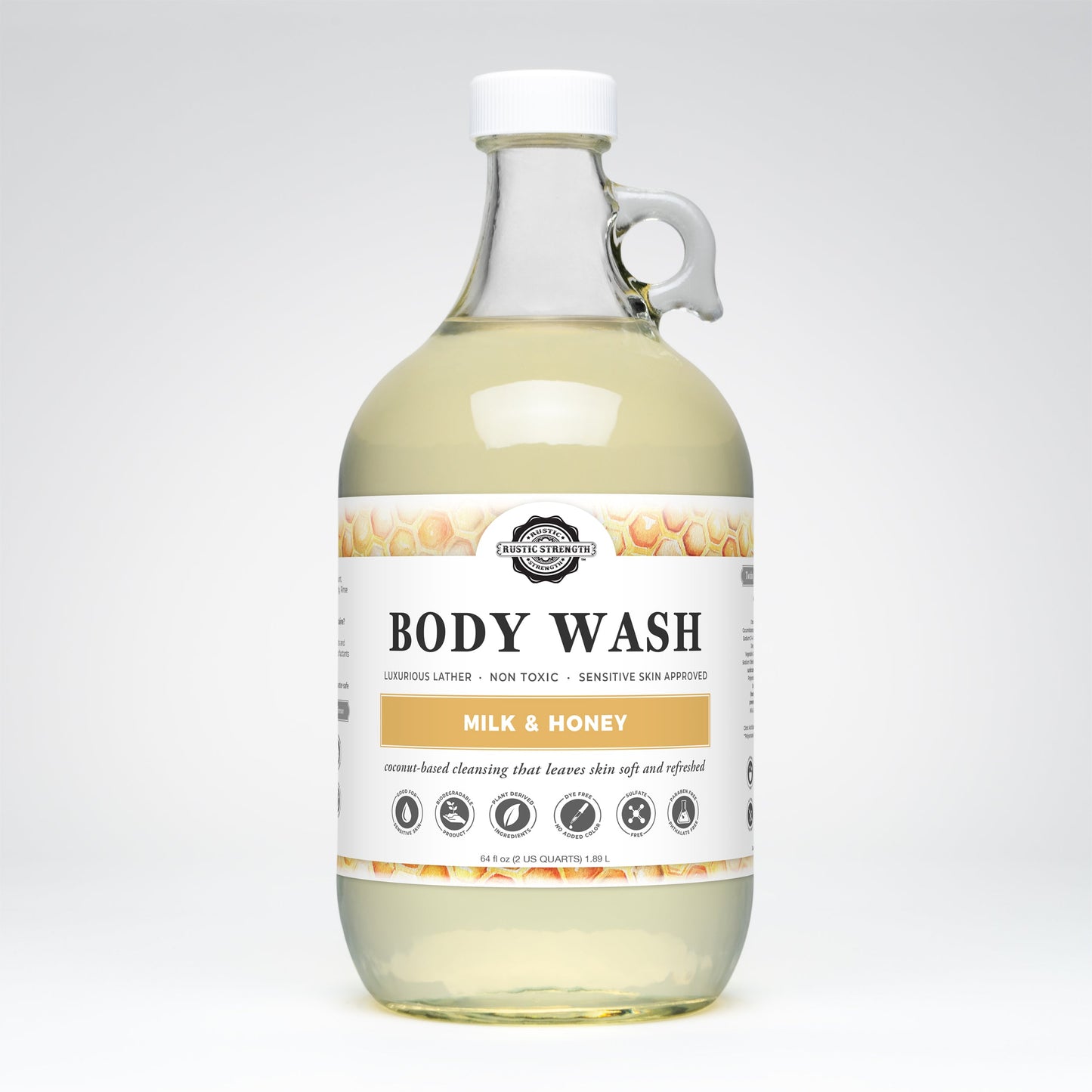 Moisturizing Body Wash | Milk & Honey - Homeland Harvest