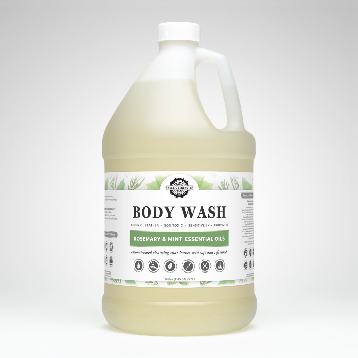 Moisturizing Body Wash | Rosemary & Mint - Homeland Harvest