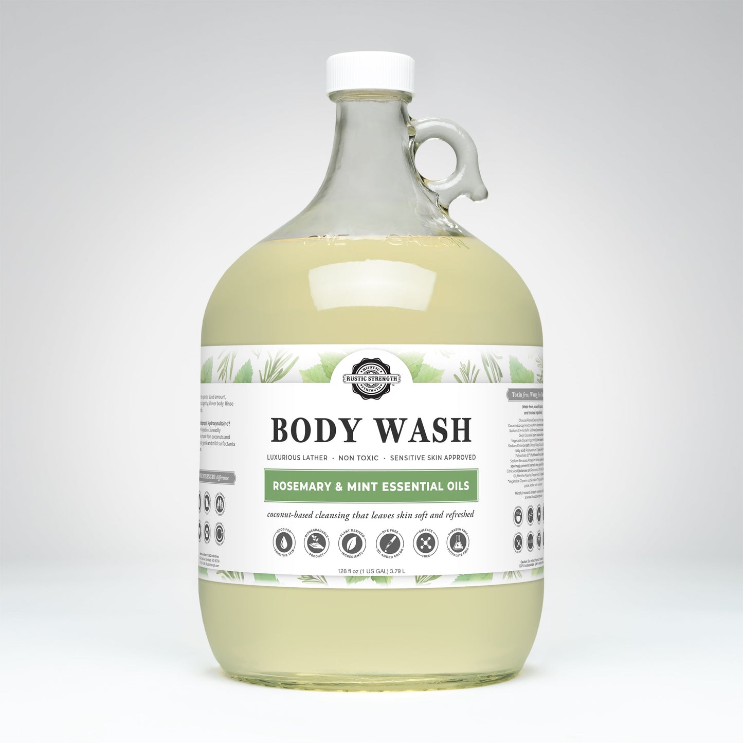 Moisturizing Body Wash | Rosemary & Mint - Homeland Harvest