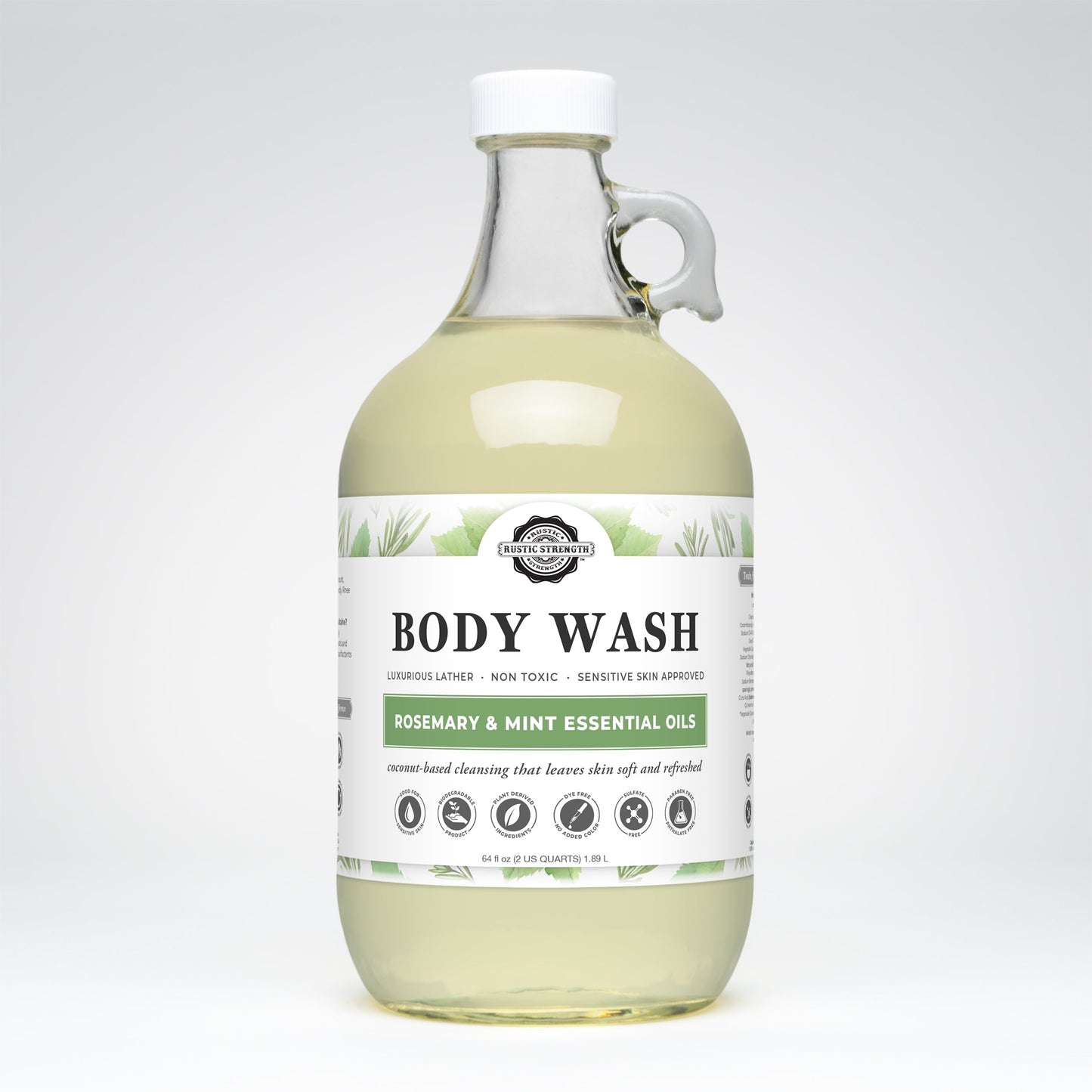 Moisturizing Body Wash | Rosemary & Mint - Homeland Harvest