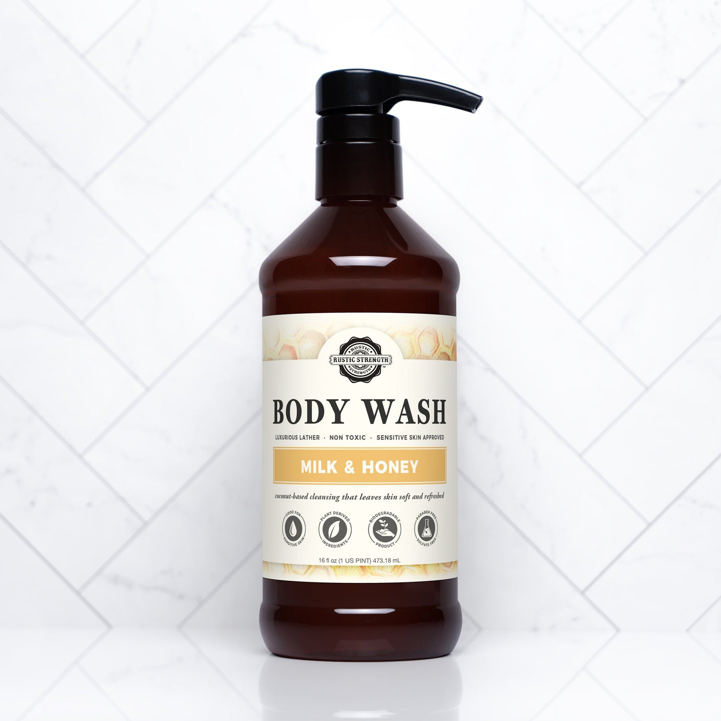 Moisturizing Body Wash | Milk & Honey - Homeland Harvest