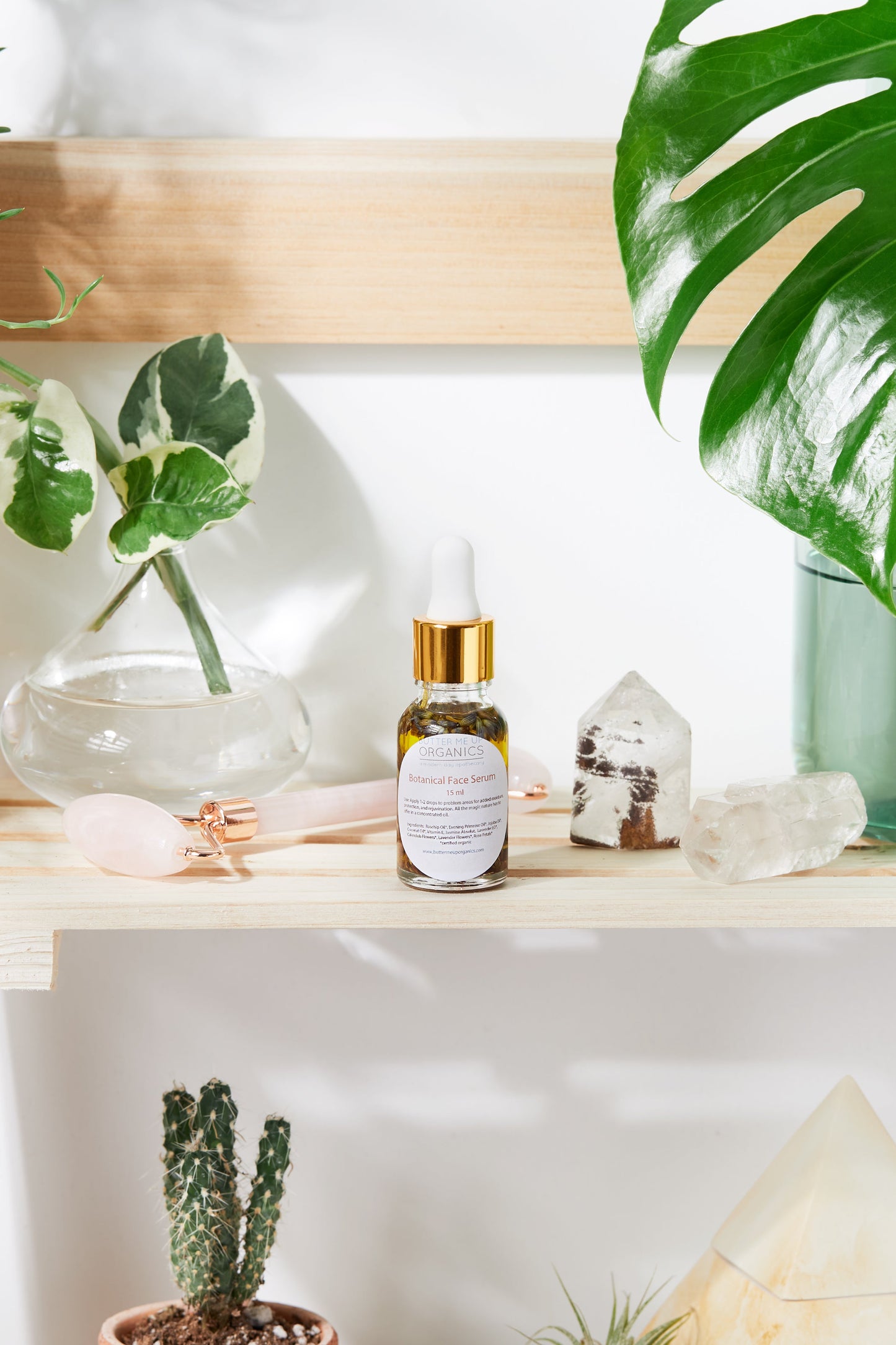 Anti Aging / Youth Serum / Facial Serum / Butter Me Up Organics / Botanical Serum / Herbal Oil / Fine Lines / Wrinkles / Face Oil Organic - Homeland Harvest