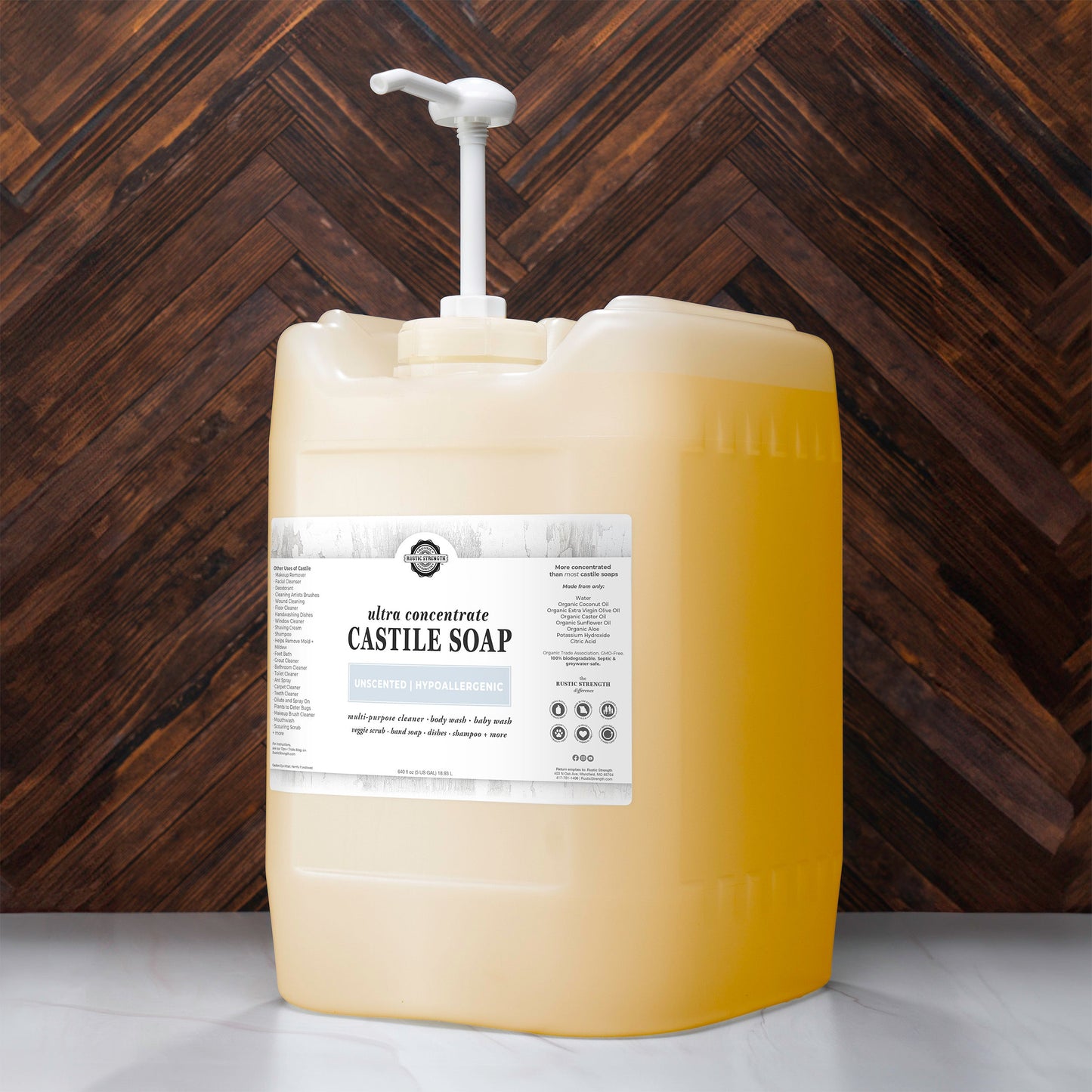 Castile Soap - Ultra Concentrate | Unscented - Homeland Harvest