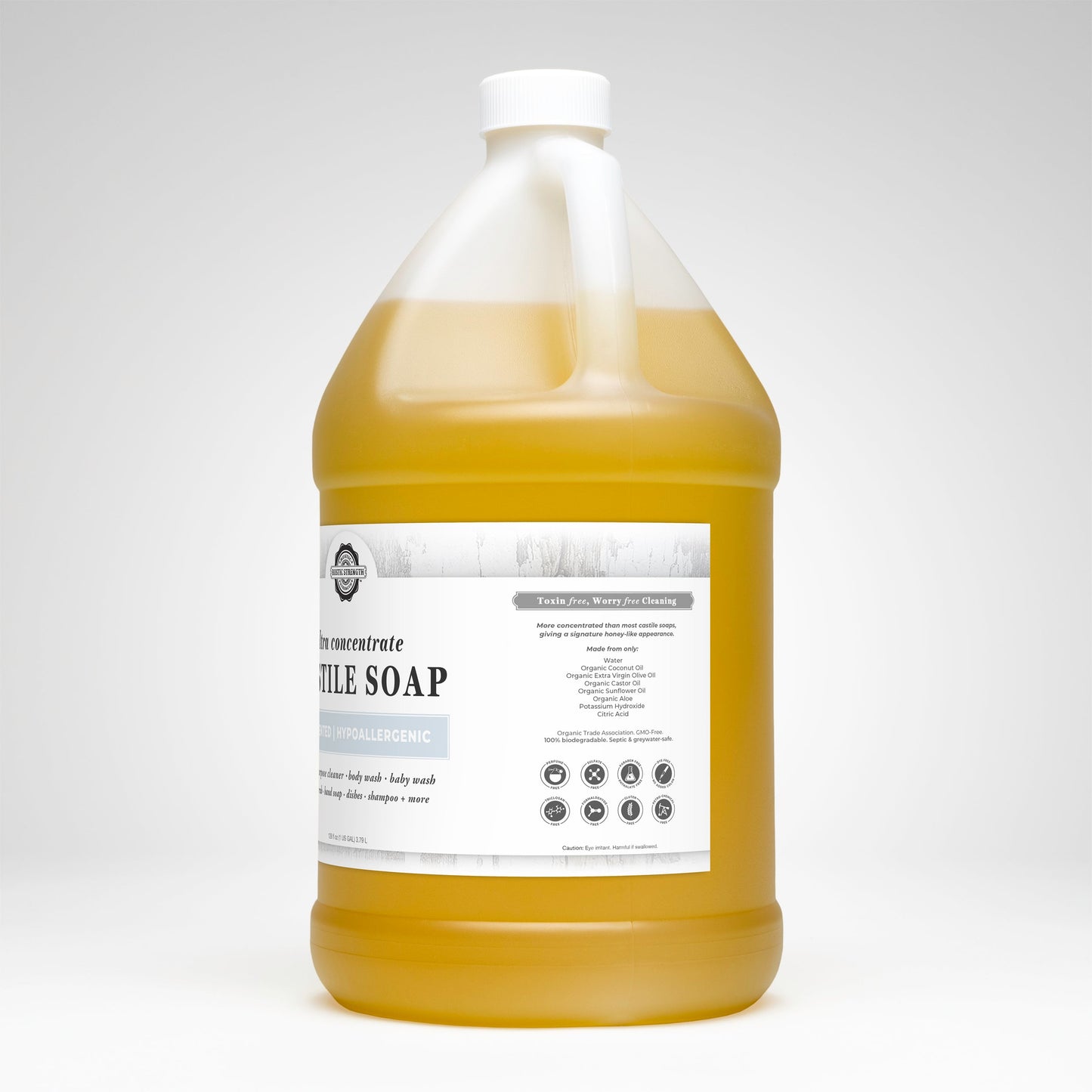 Castile Soap - Ultra Concentrate | Unscented - Homeland Harvest