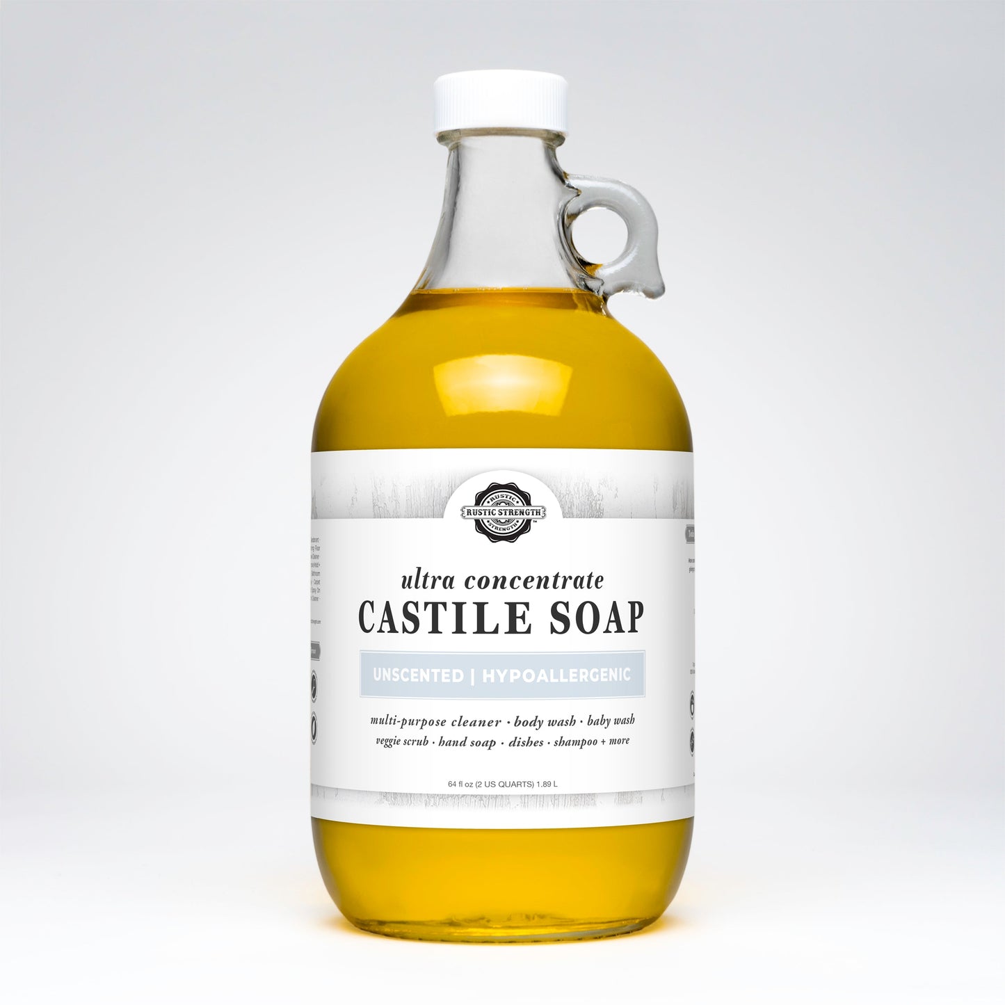 Castile Soap - Ultra Concentrate | Unscented - Homeland Harvest