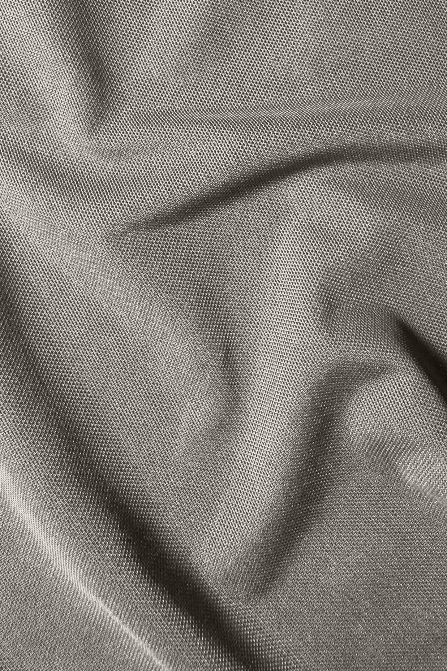 Silver Sheer Mesh Long Cover Up: EMF Shielding