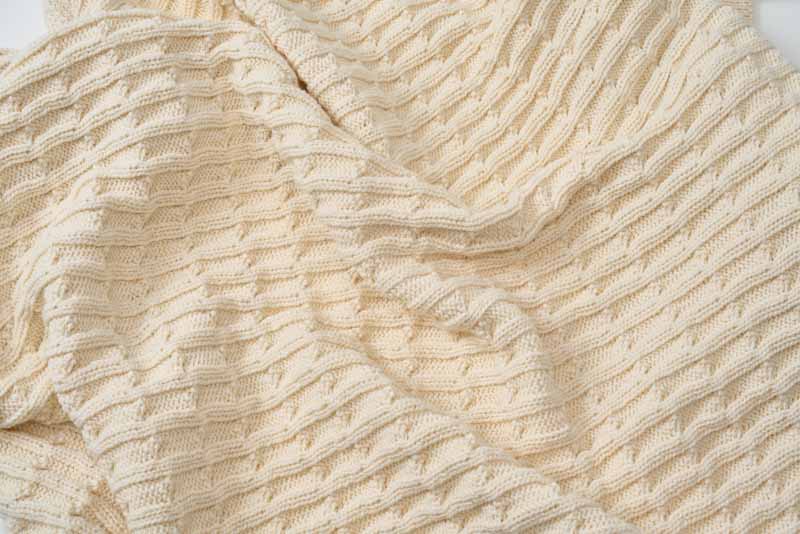 Cotton Knitted Baby Blanket - Homeland Harvest