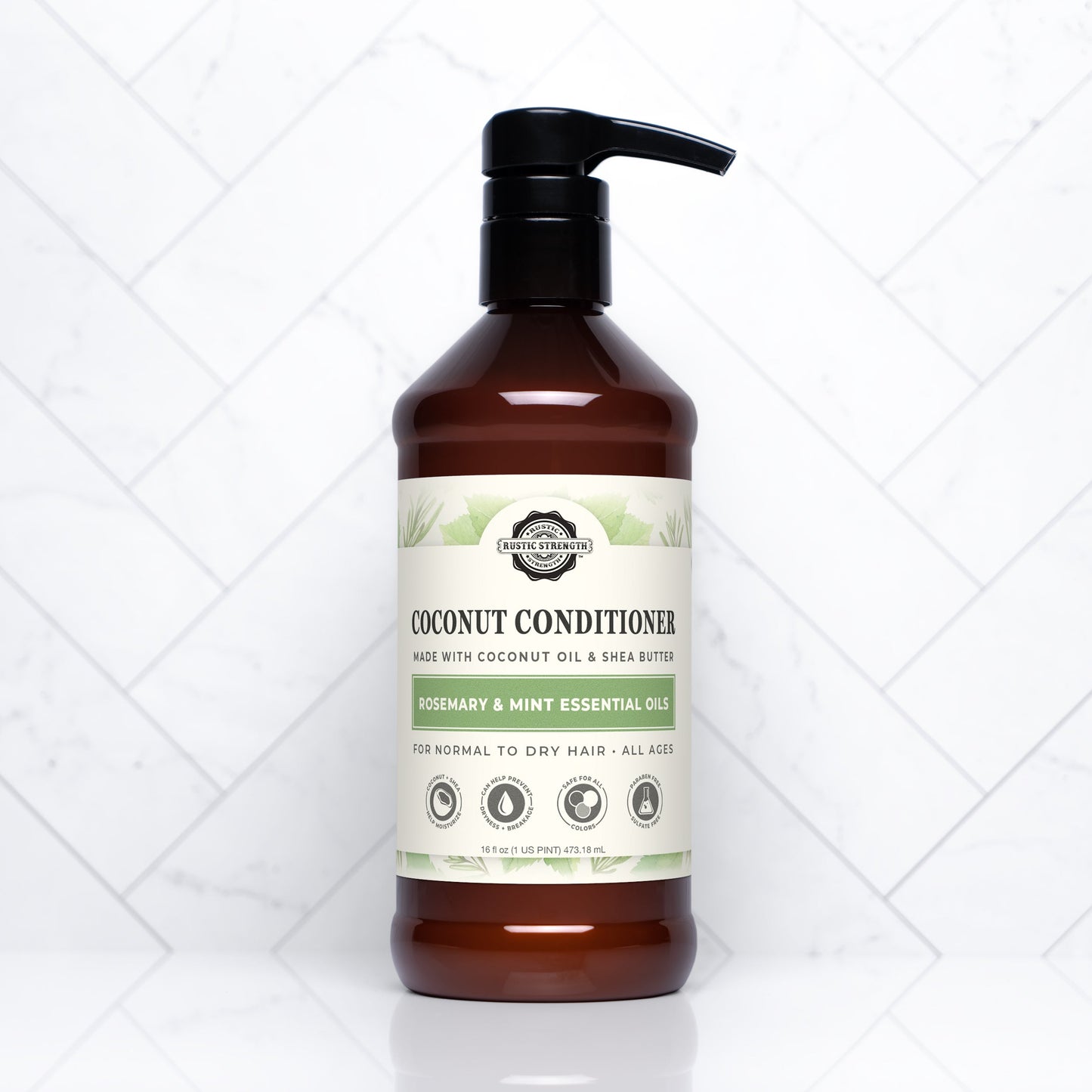 Coconut Conditioner | Rosemary & Mint - Homeland Harvest