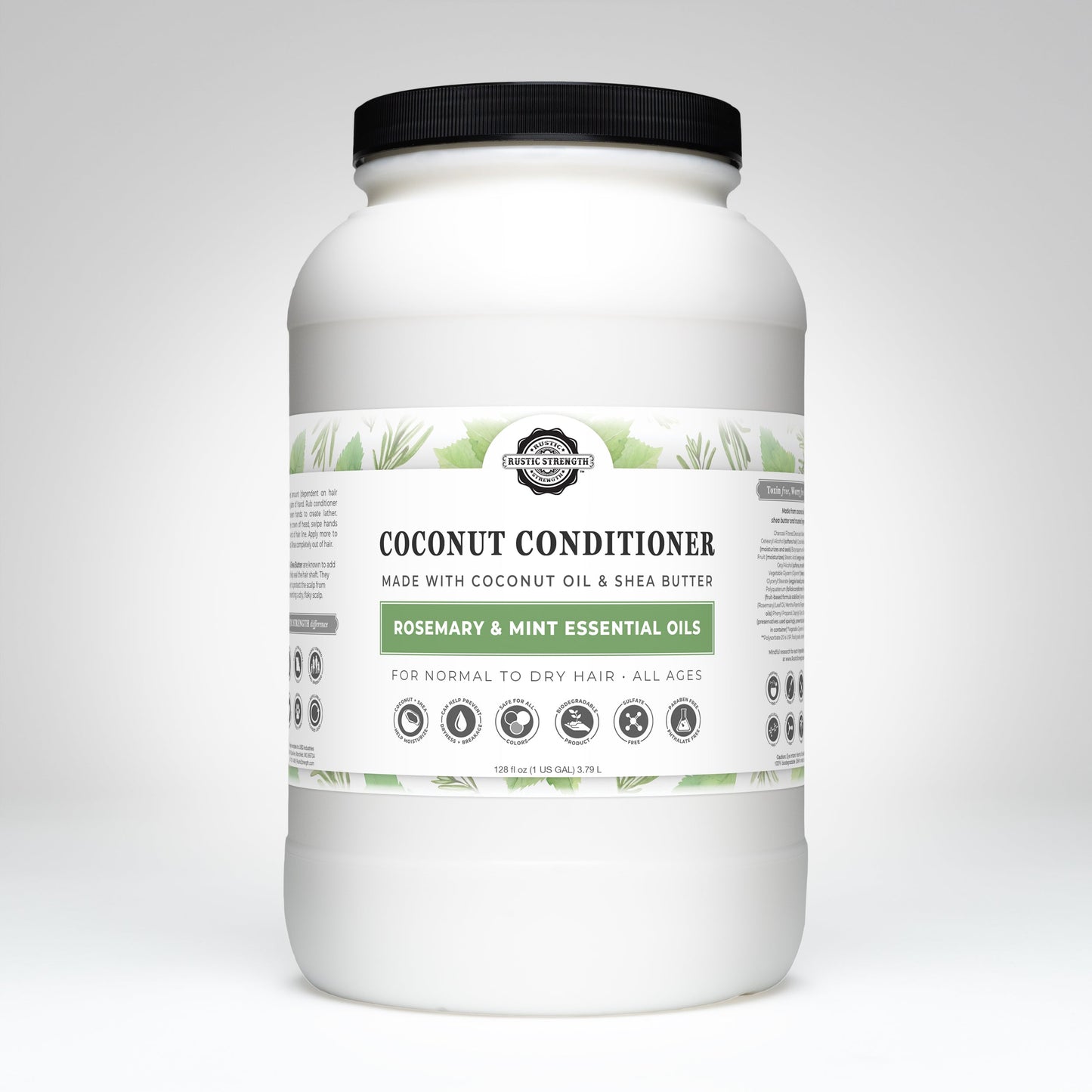Coconut Conditioner | Rosemary & Mint - Homeland Harvest